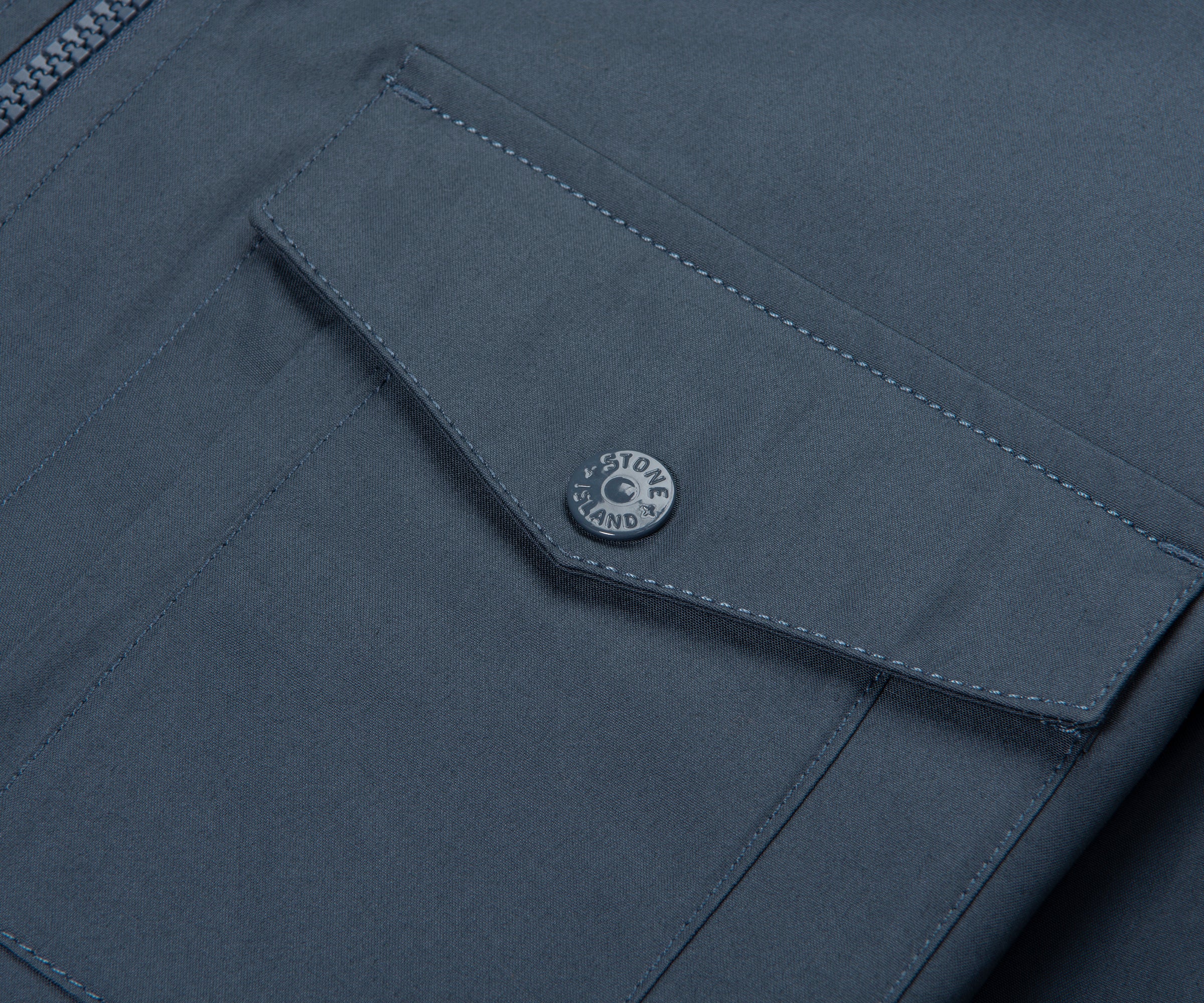 Stone Island Ghost Baltic Blue Overshirt - Image 4