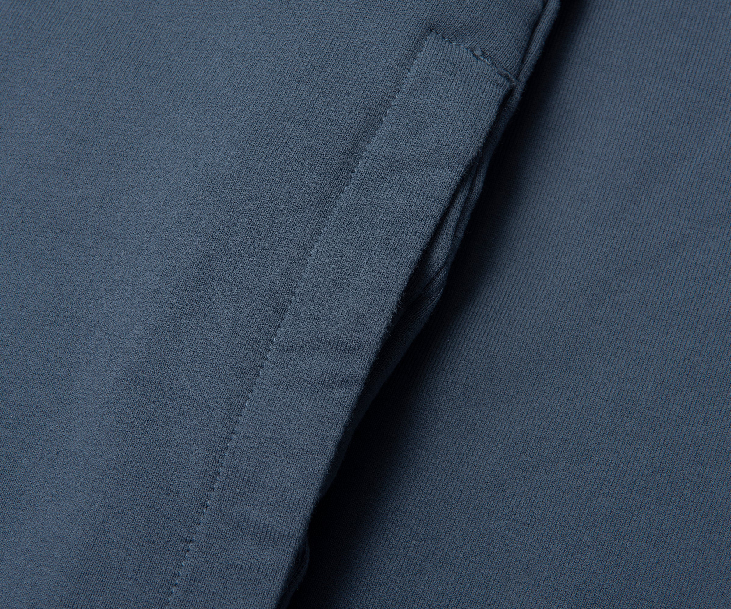Stone Island Ghost Baltic Blue Thin Stretch Full Zip Hoodie - Image 5