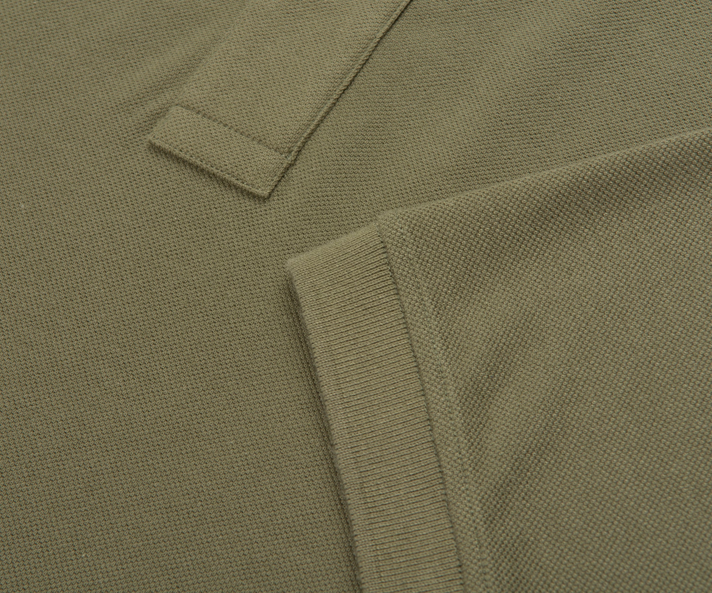 Stone Island Green Signature Embroidered Logo Polo - Image 5