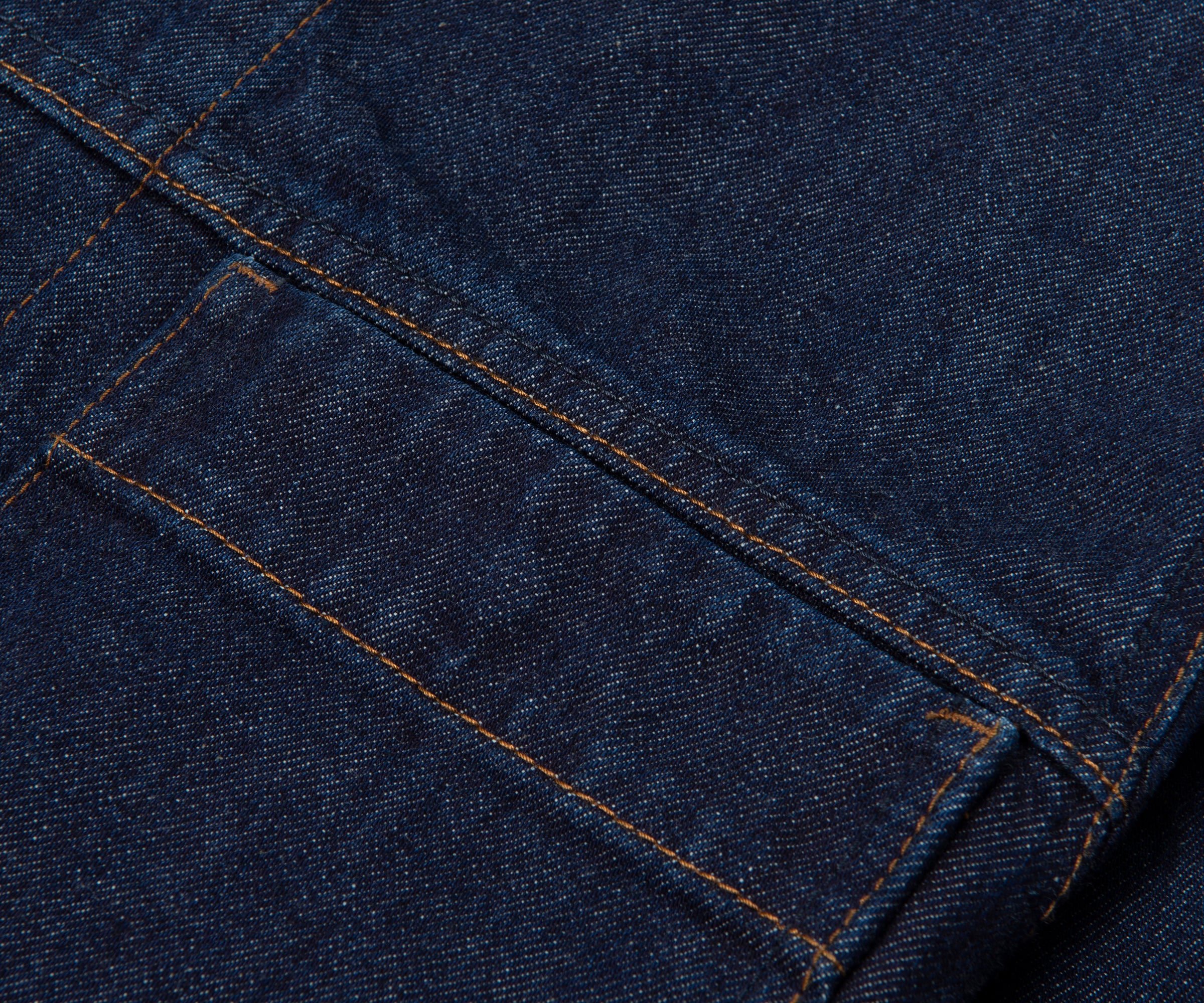 Stone Island Indigo Denim Rinsed Full Button Jacket - Image 5