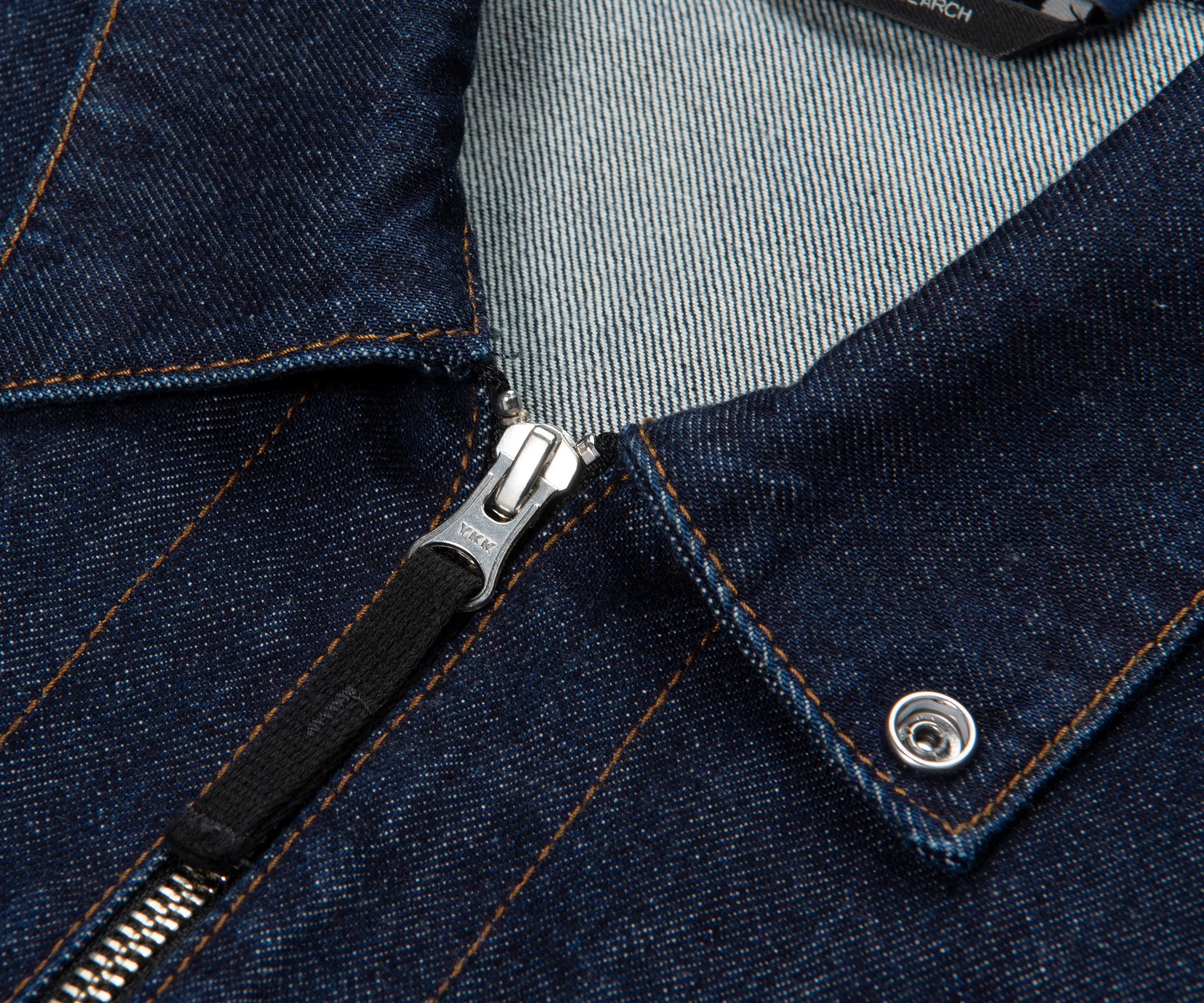 Stone Island Indigo Denim Rinsed Full Zip jacket - Image 3