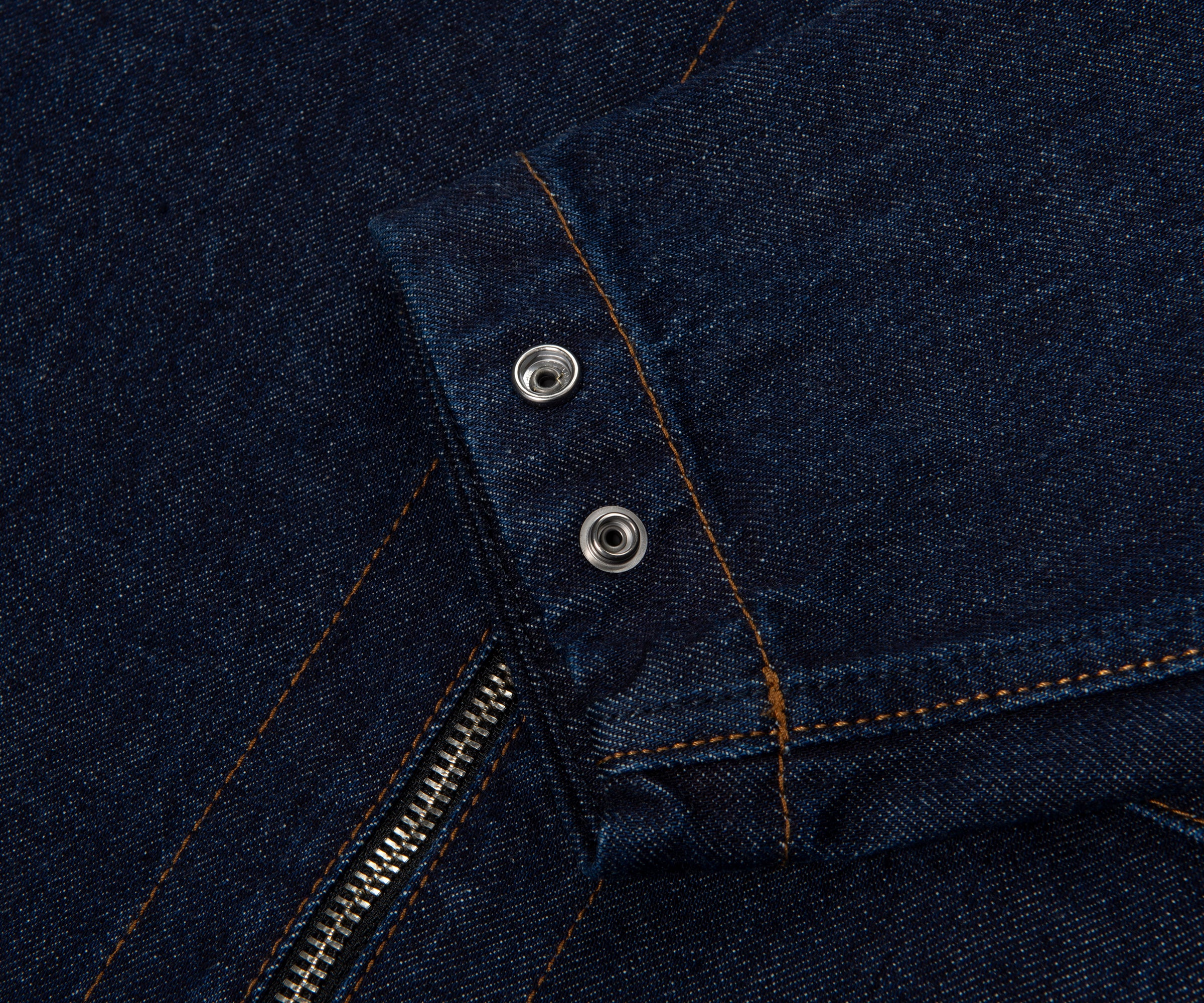 Stone Island Indigo Denim Rinsed Full Zip jacket - Image 6