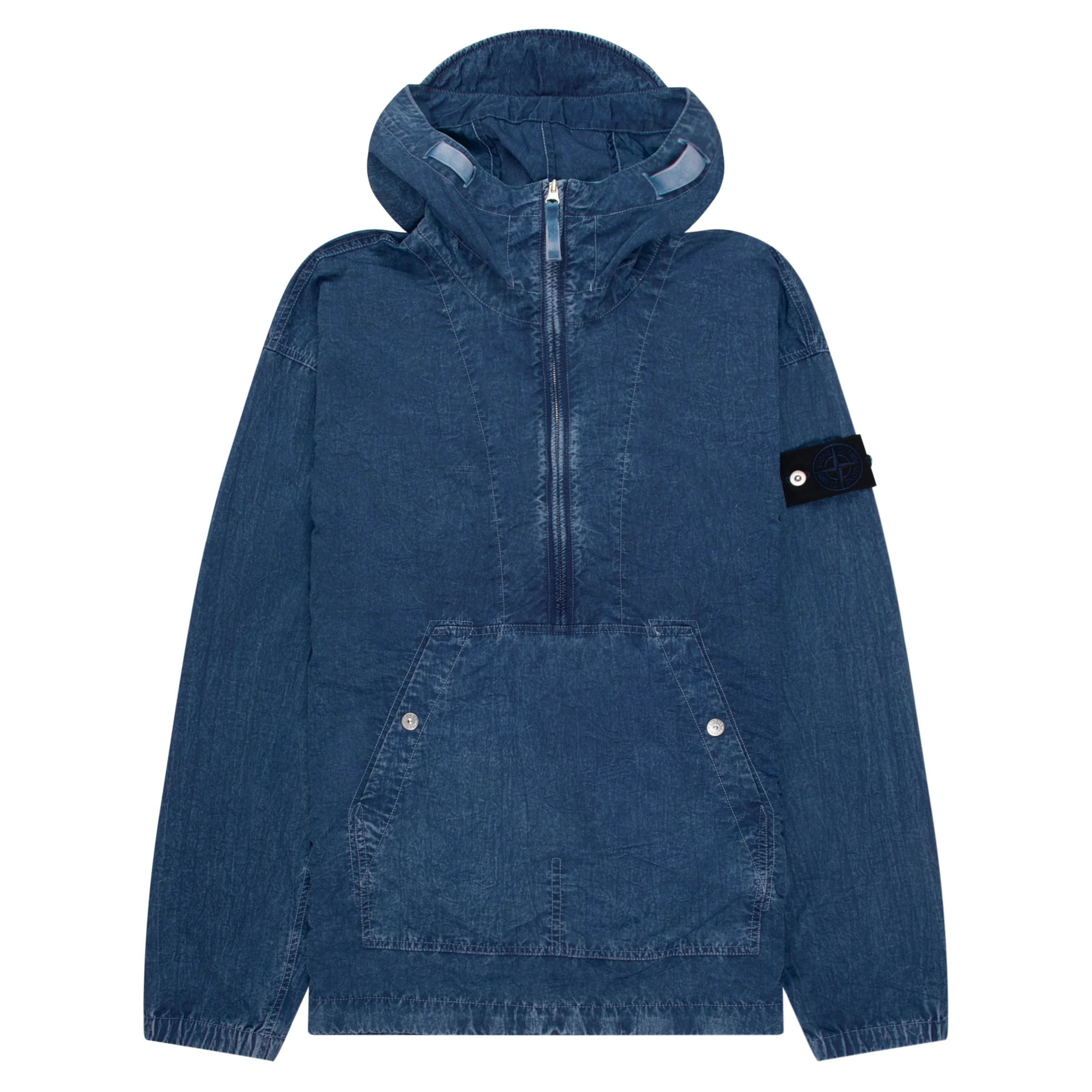 Stone Island Indigo Hollow Fibre Nylon TC Marmo Corrosion Jacket