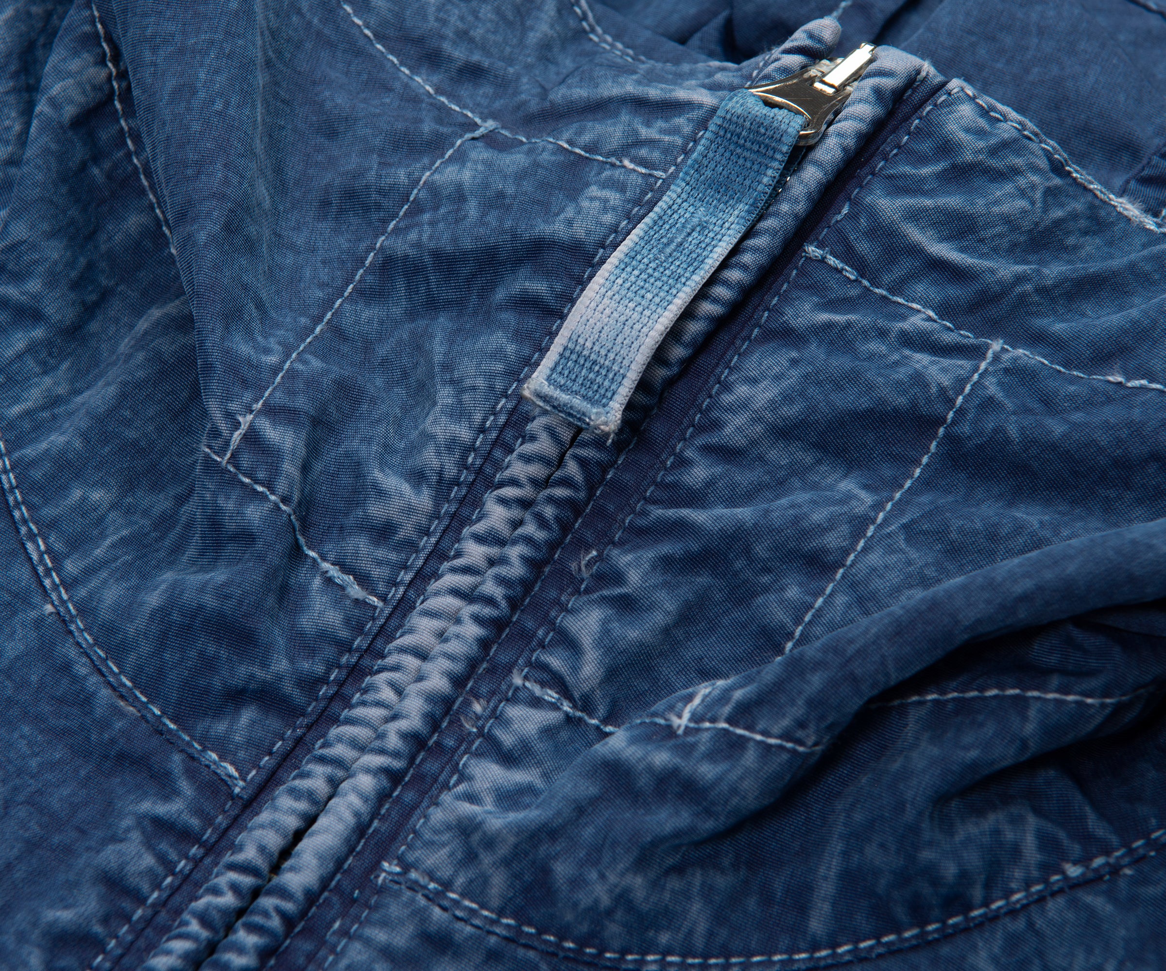 Stone Island Indigo Hollow Fibre Nylon TC Marmo Corrosion Jacket - Image 3