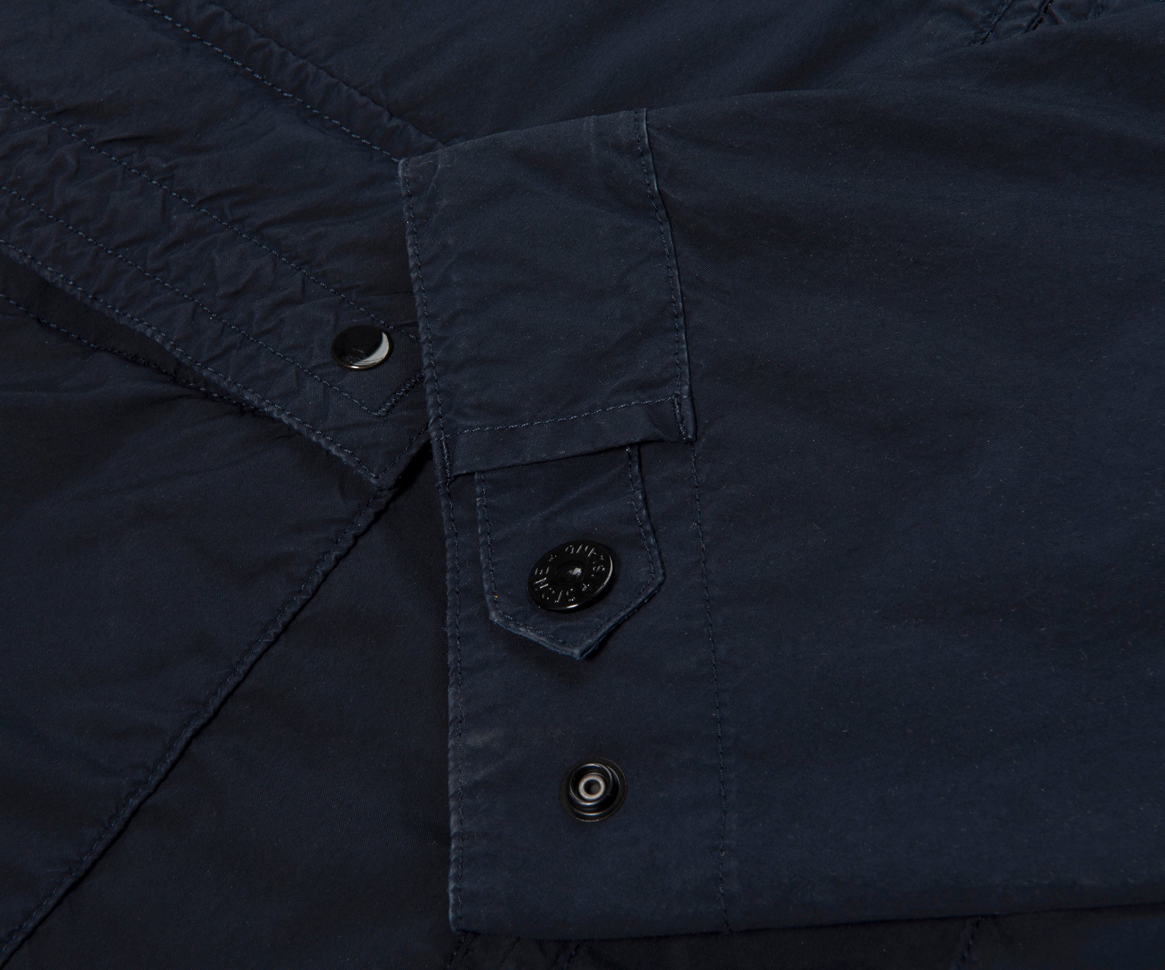 Stone Island Navy Light Compact Touch Polyester Jacket - Image 3