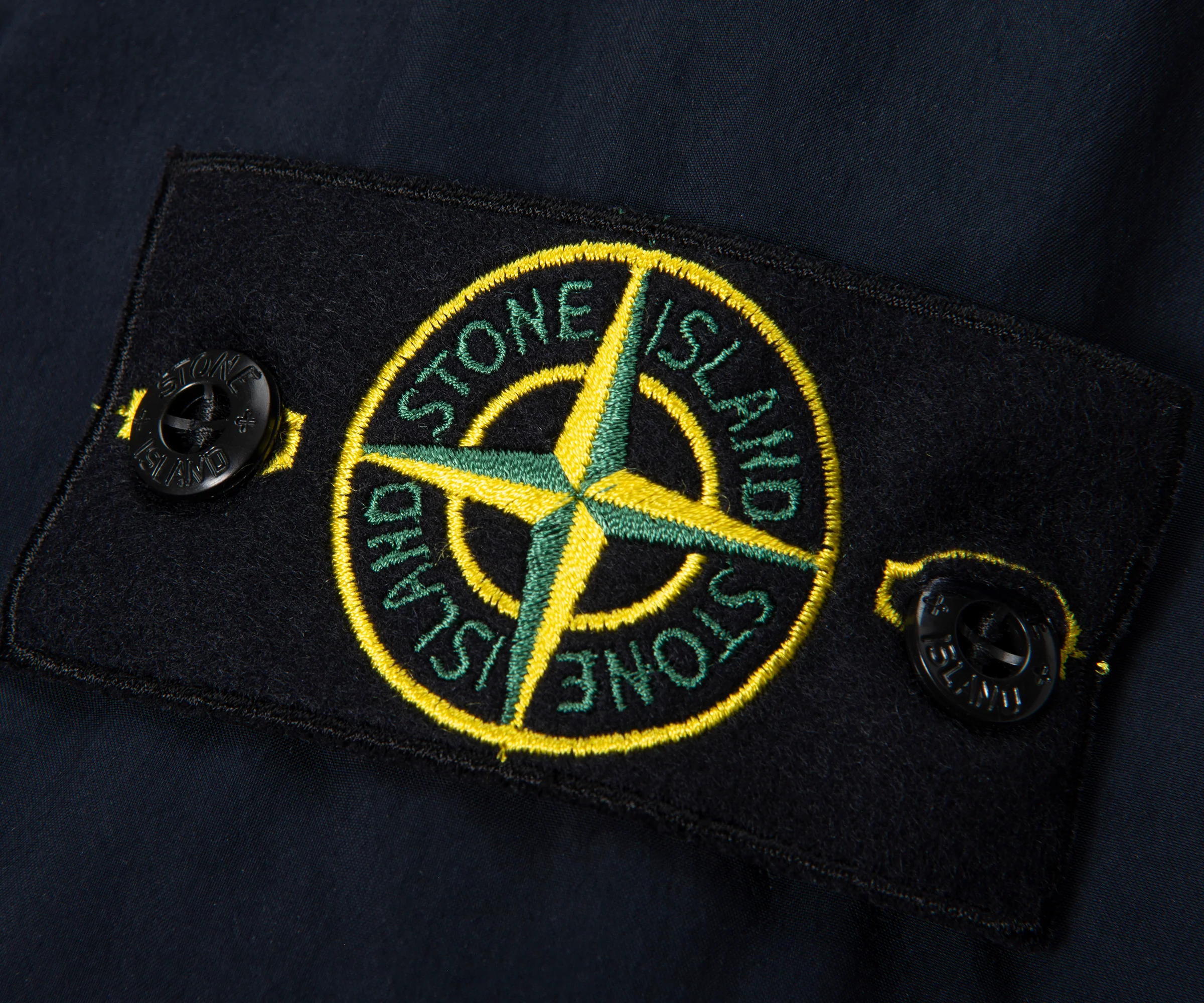 Stone Island Navy Light Compact Touch Polyester Jacket - Image 4