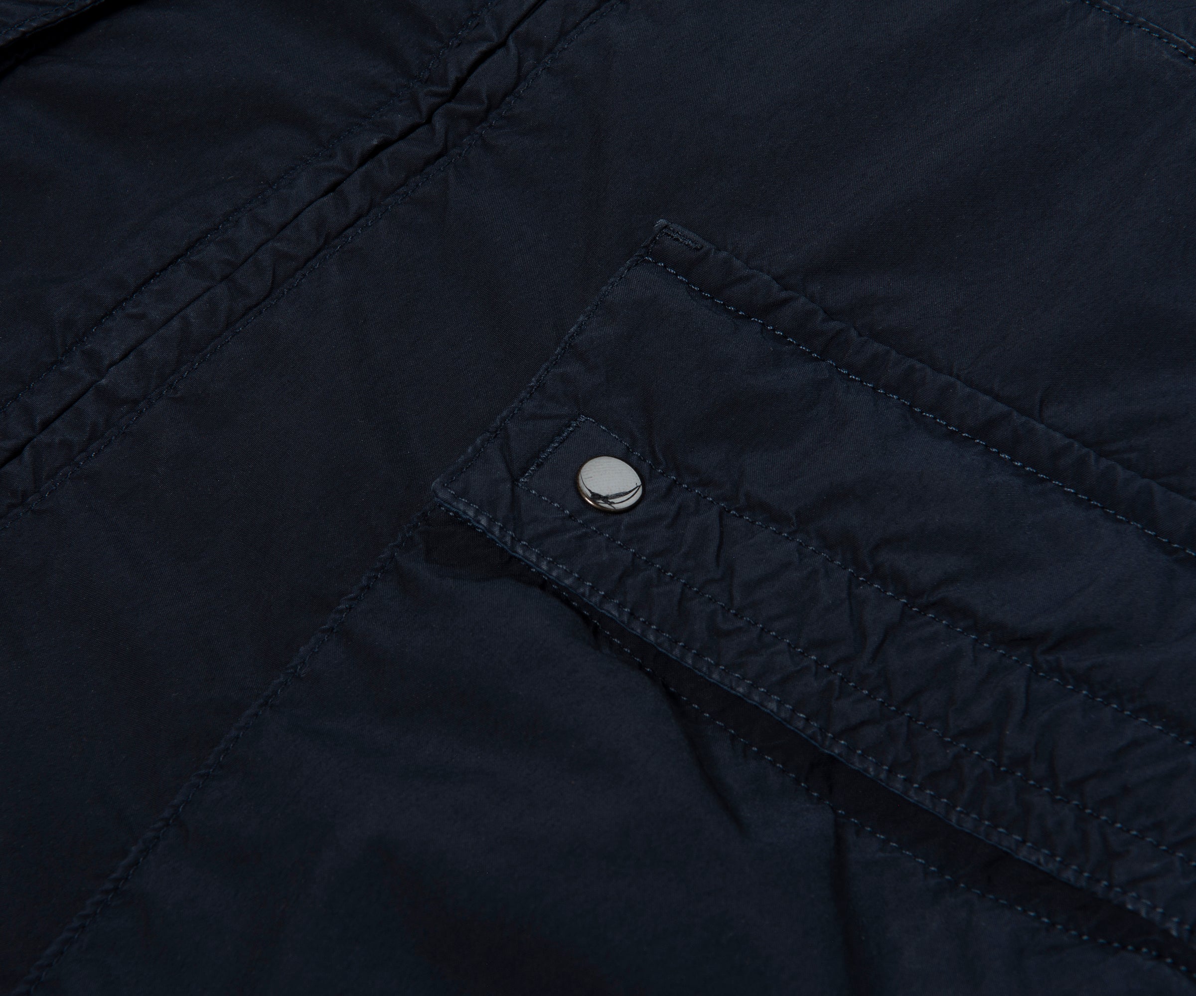 Stone Island Navy Light Compact Touch Polyester Jacket - Image 5