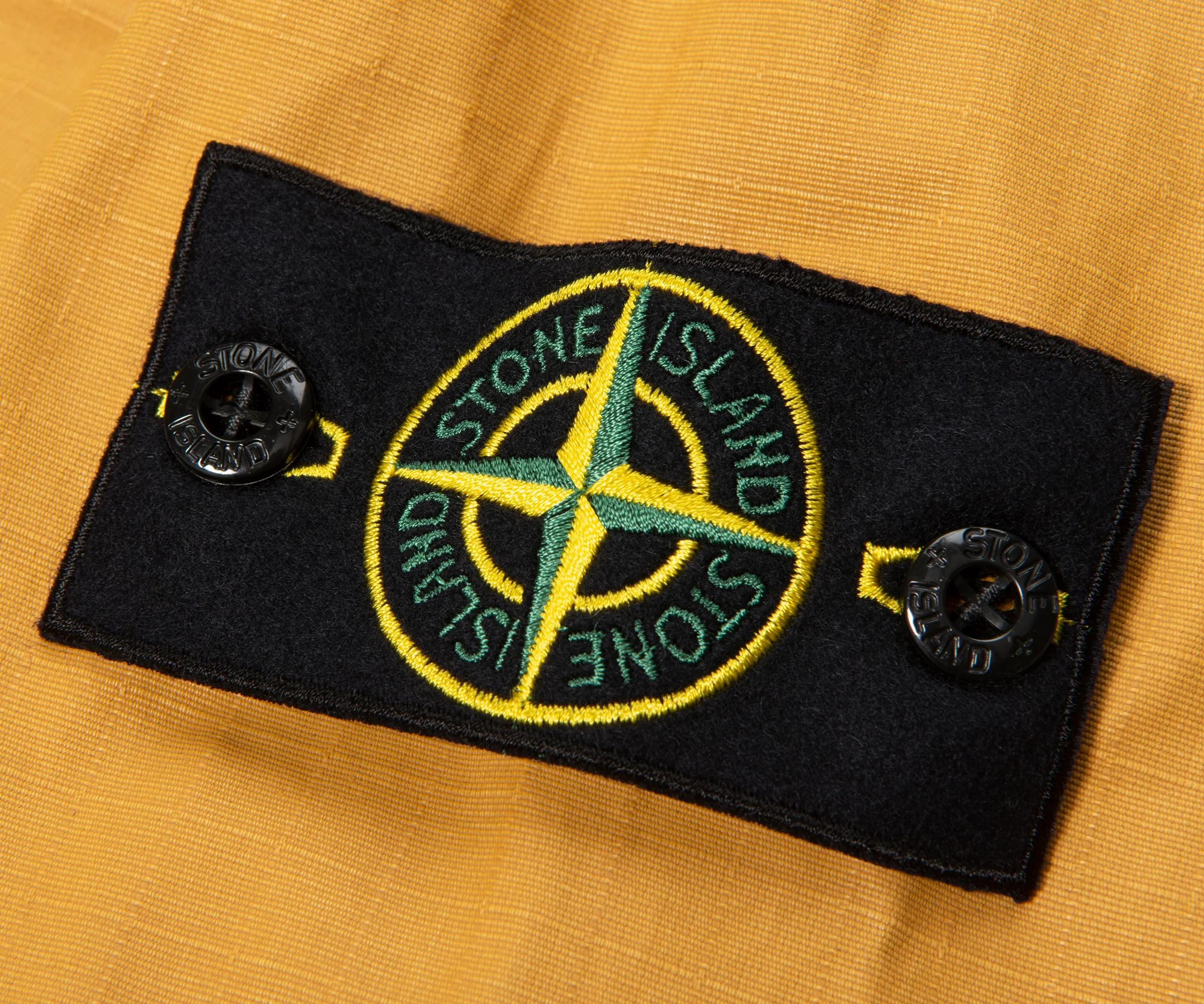 Stone Island Orange Ripstop Full Button Overshirt - Image 4
