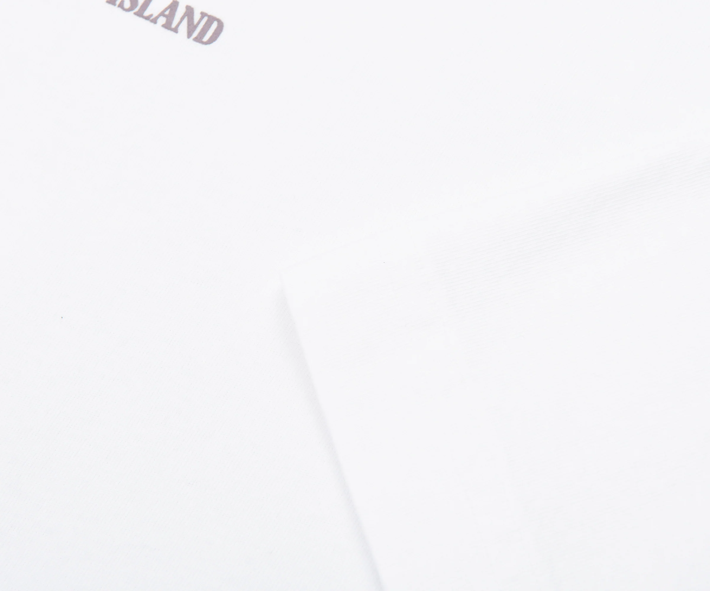 Stone Island White Carlo Print T-Shirt - Image 4