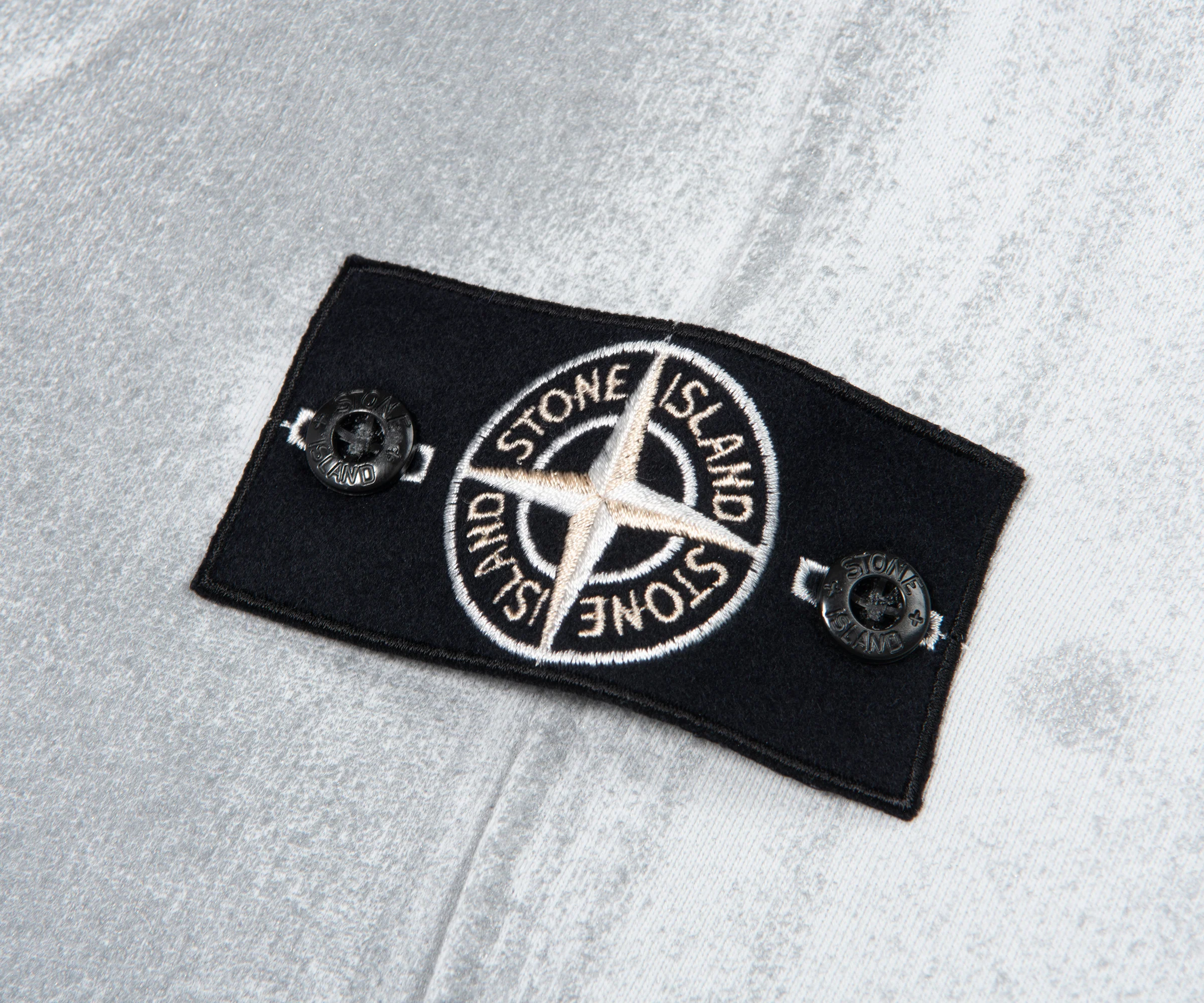 Stone Island White Reflective Garment lamination Joggers - Image 3