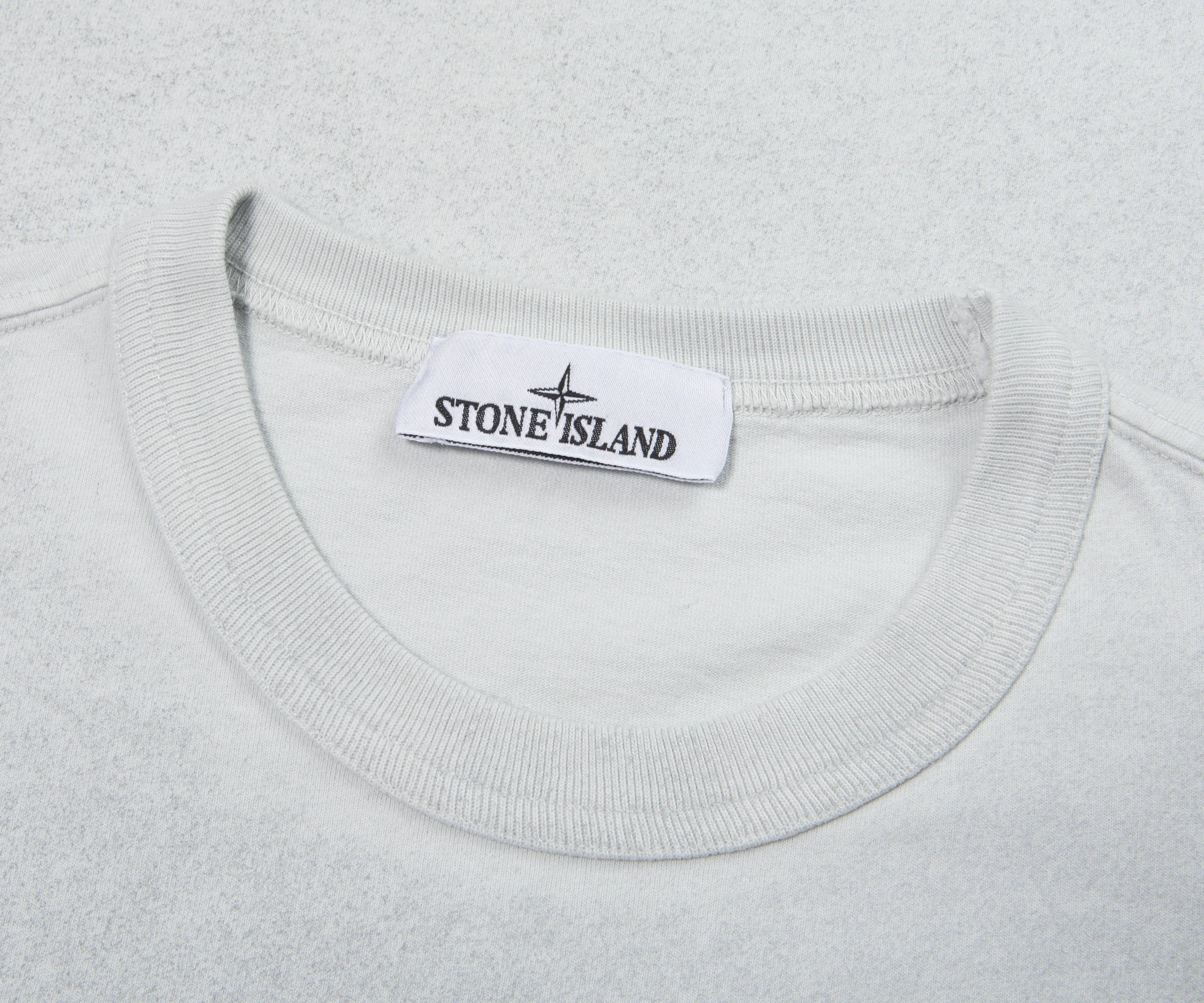 Stone Island White Reflective Lamination Cotton T-Shirt - Image 2