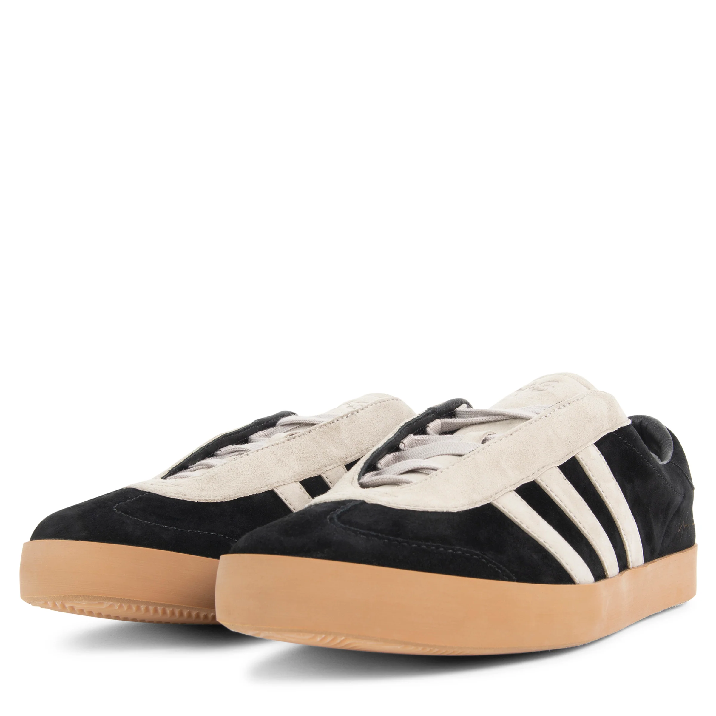 Y-3 Brown/Black Gazelle Trainers - Image 4