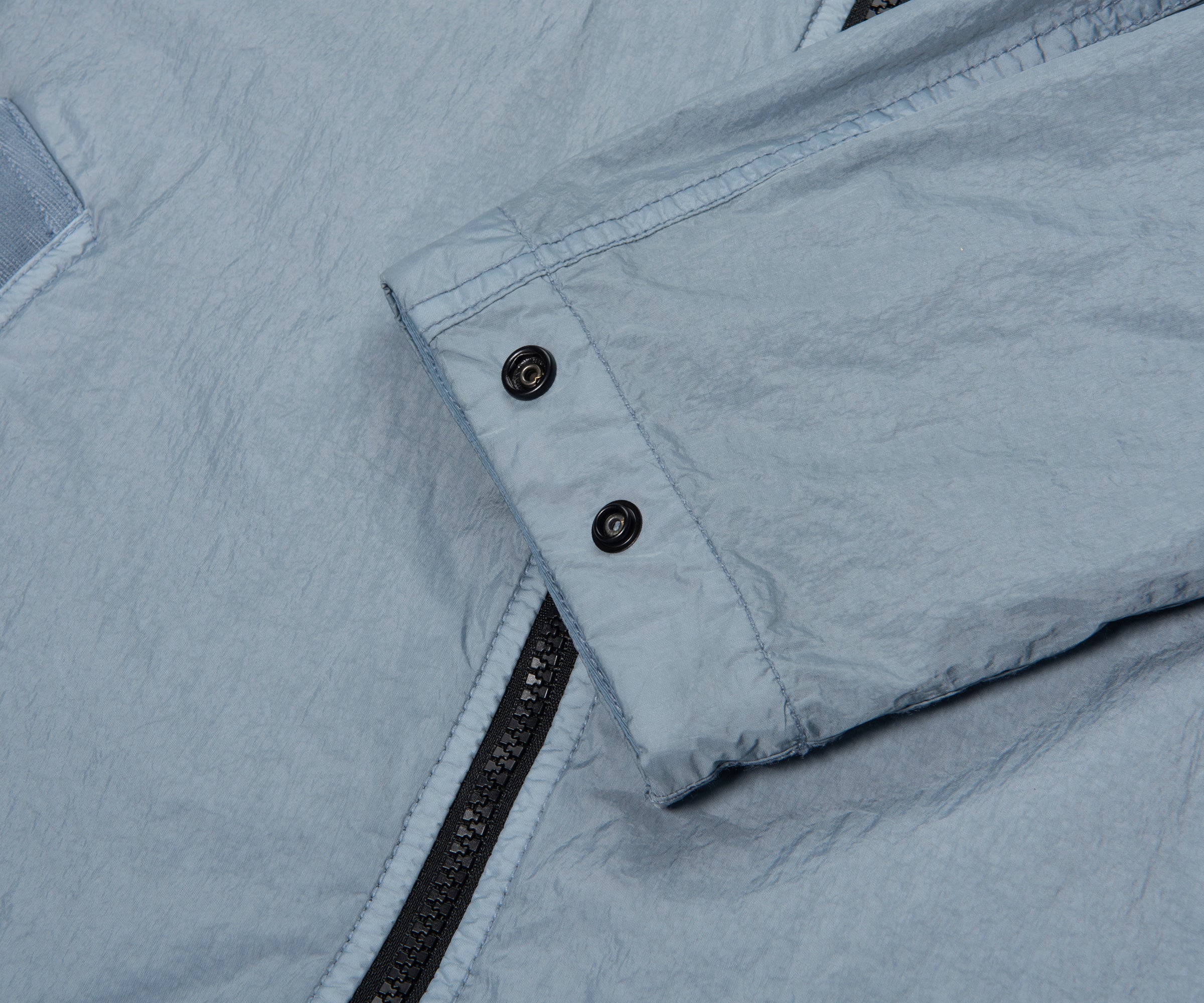 Stone Island Avio Blue Crinkle Reps Hooded Jacket - Image 5