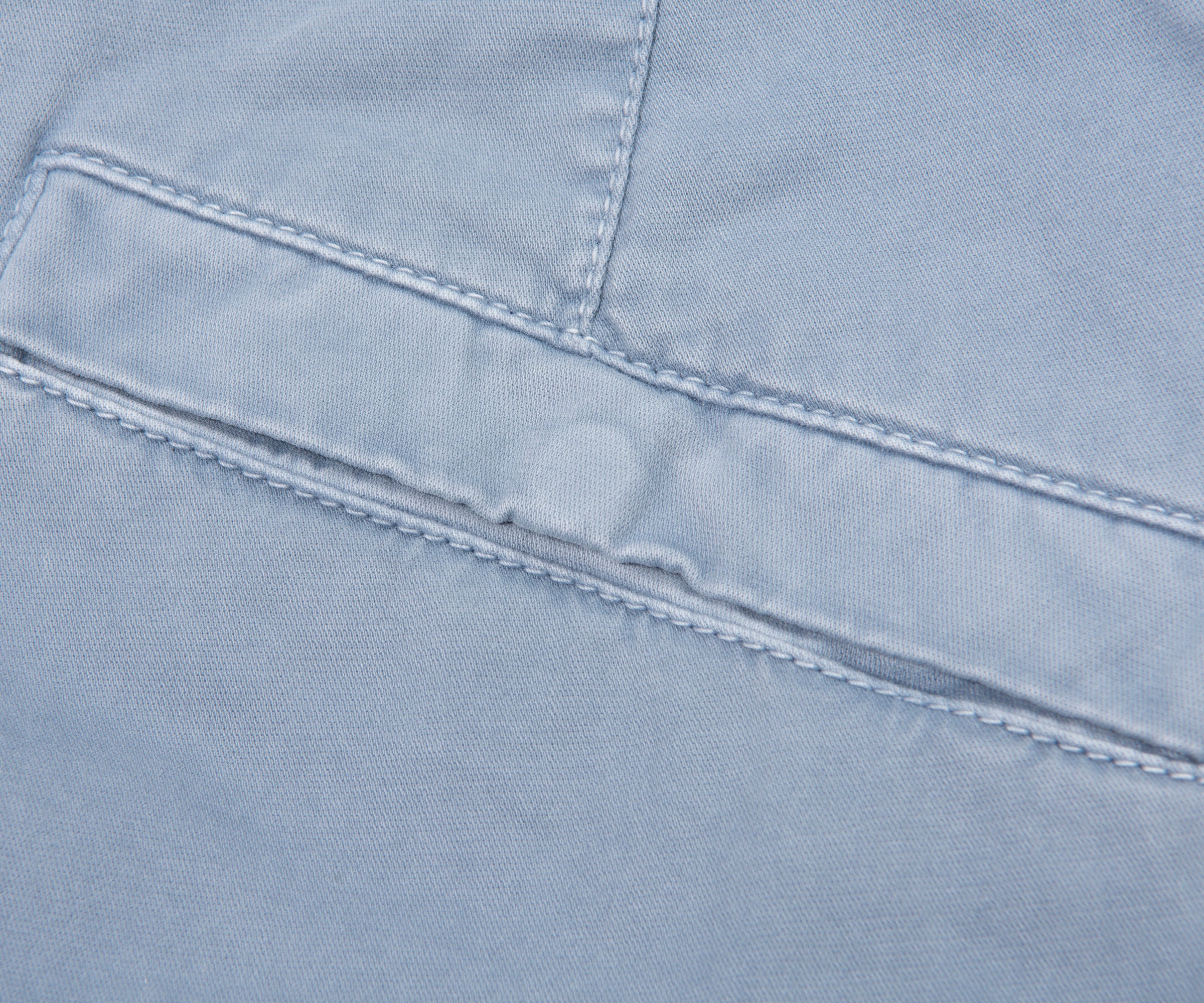 Stone Island Avio Blue Stretch Cotton Shorts - Image 4