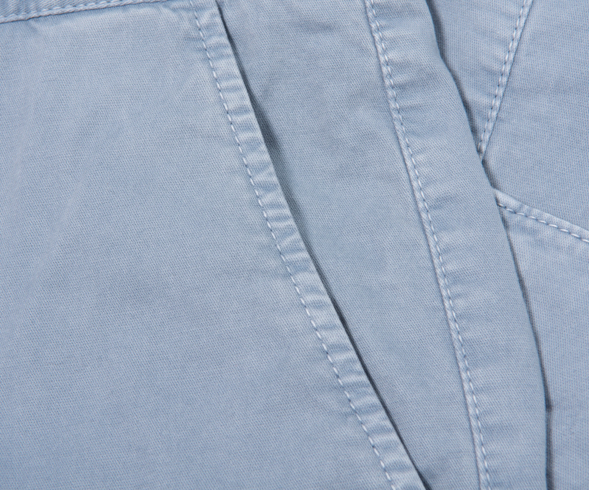 Stone Island Avio Blue Stretch Cotton Shorts - Image 5