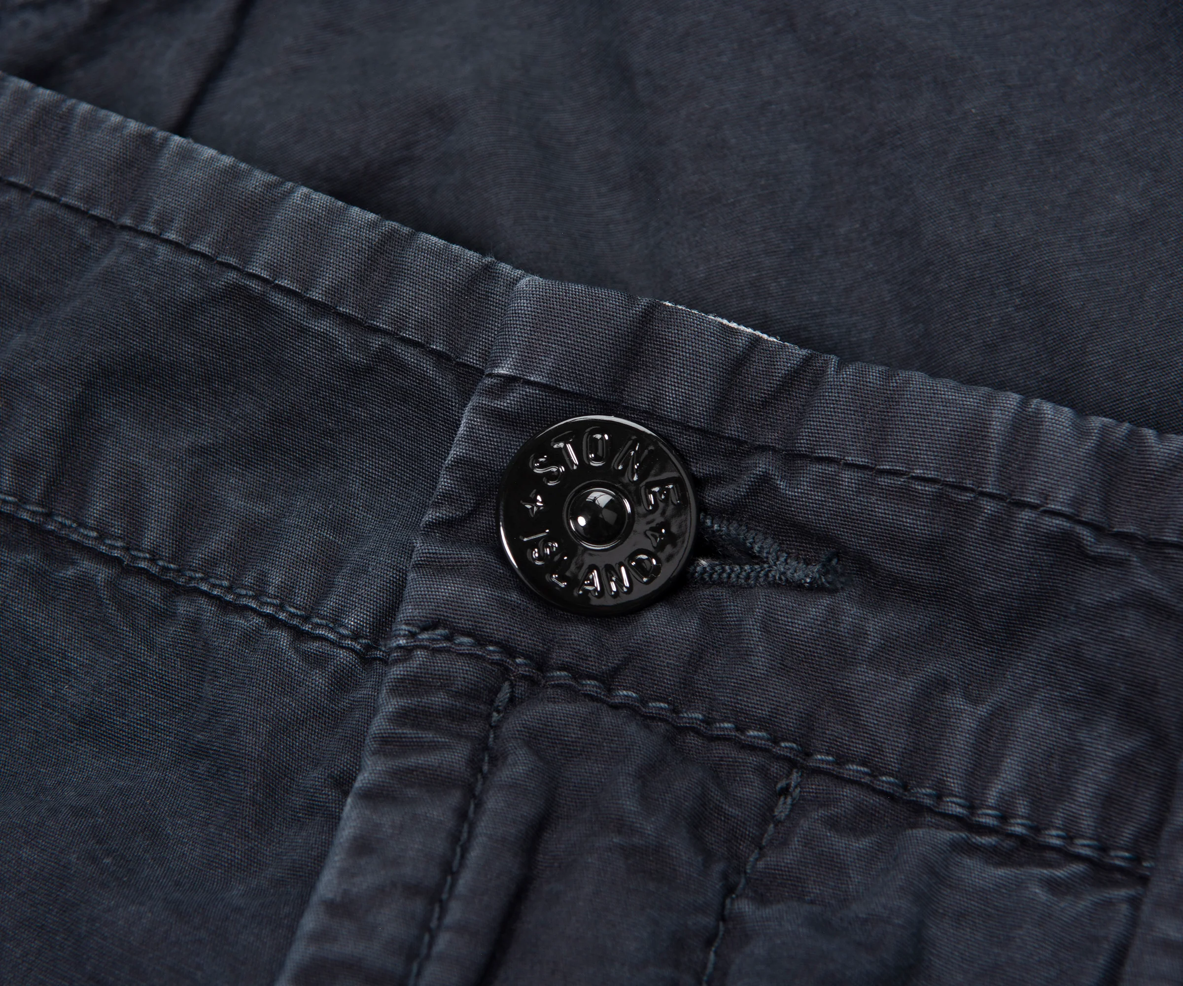 Stone Island Garment Dyed Cargo Shorts Navy - Image 2