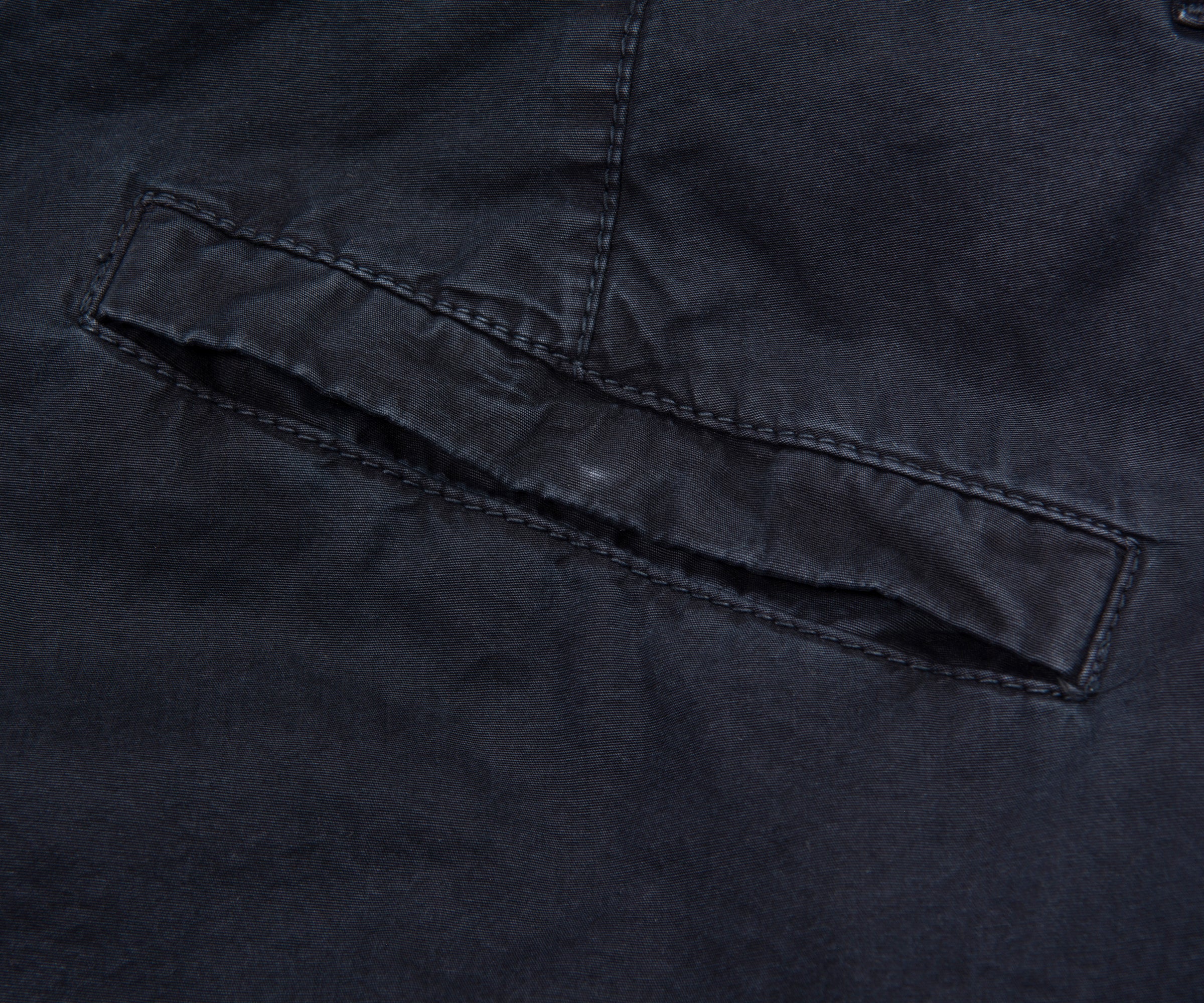 Stone Island Garment Dyed Cargo Shorts Navy - Image 4