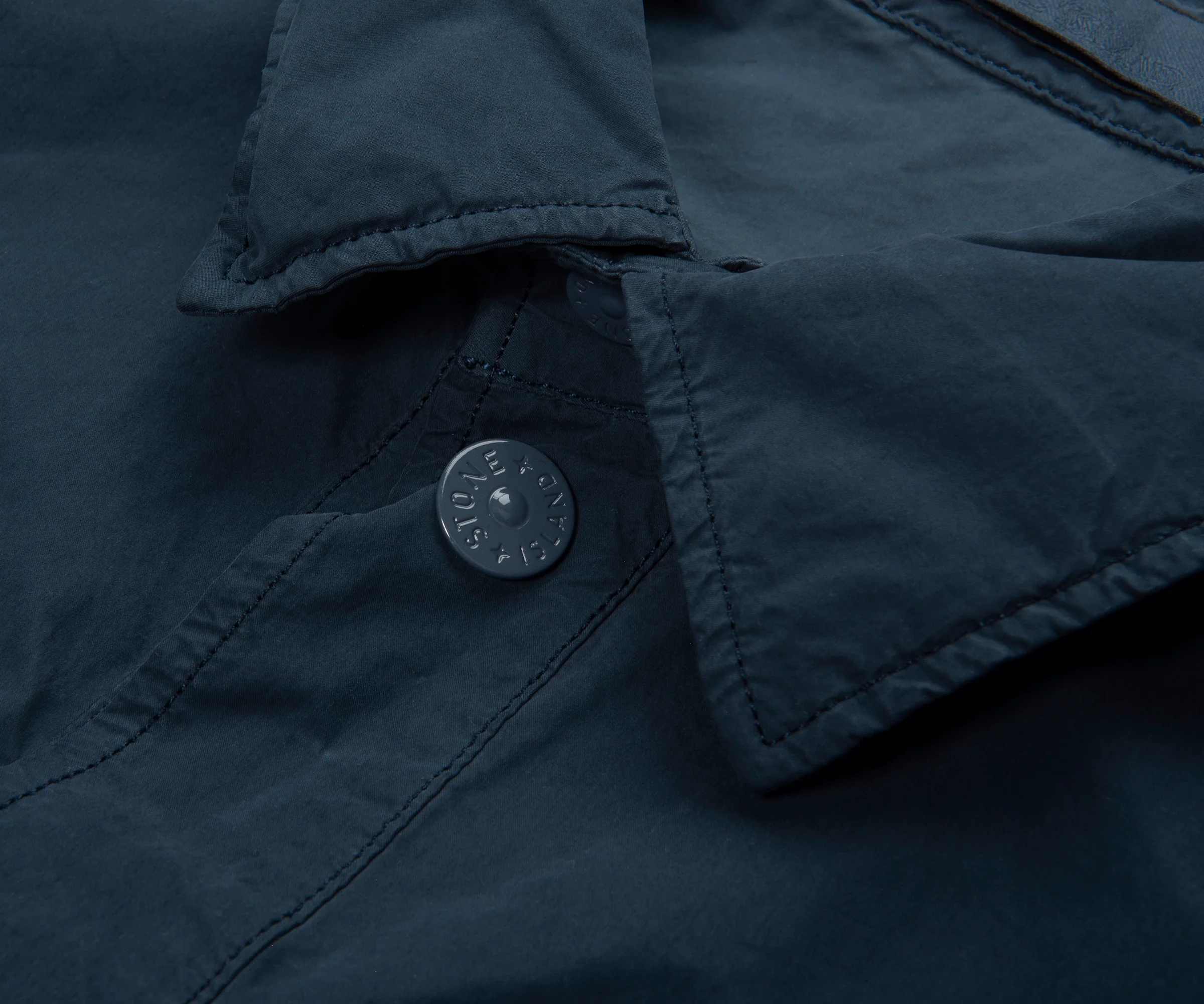 Stone Island Ghost Baltic Blue David Light TC Cropped Jacket - Image 4