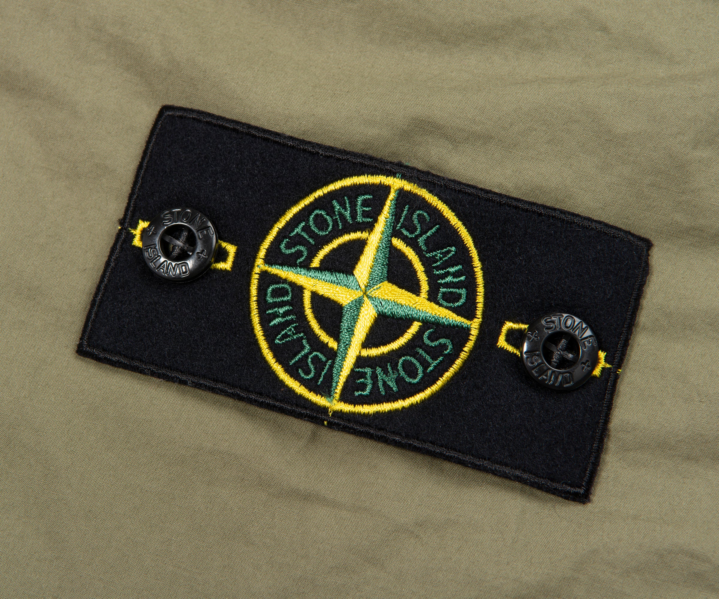 Stone Island Green Lightweight Cargo Shorts - Image 3