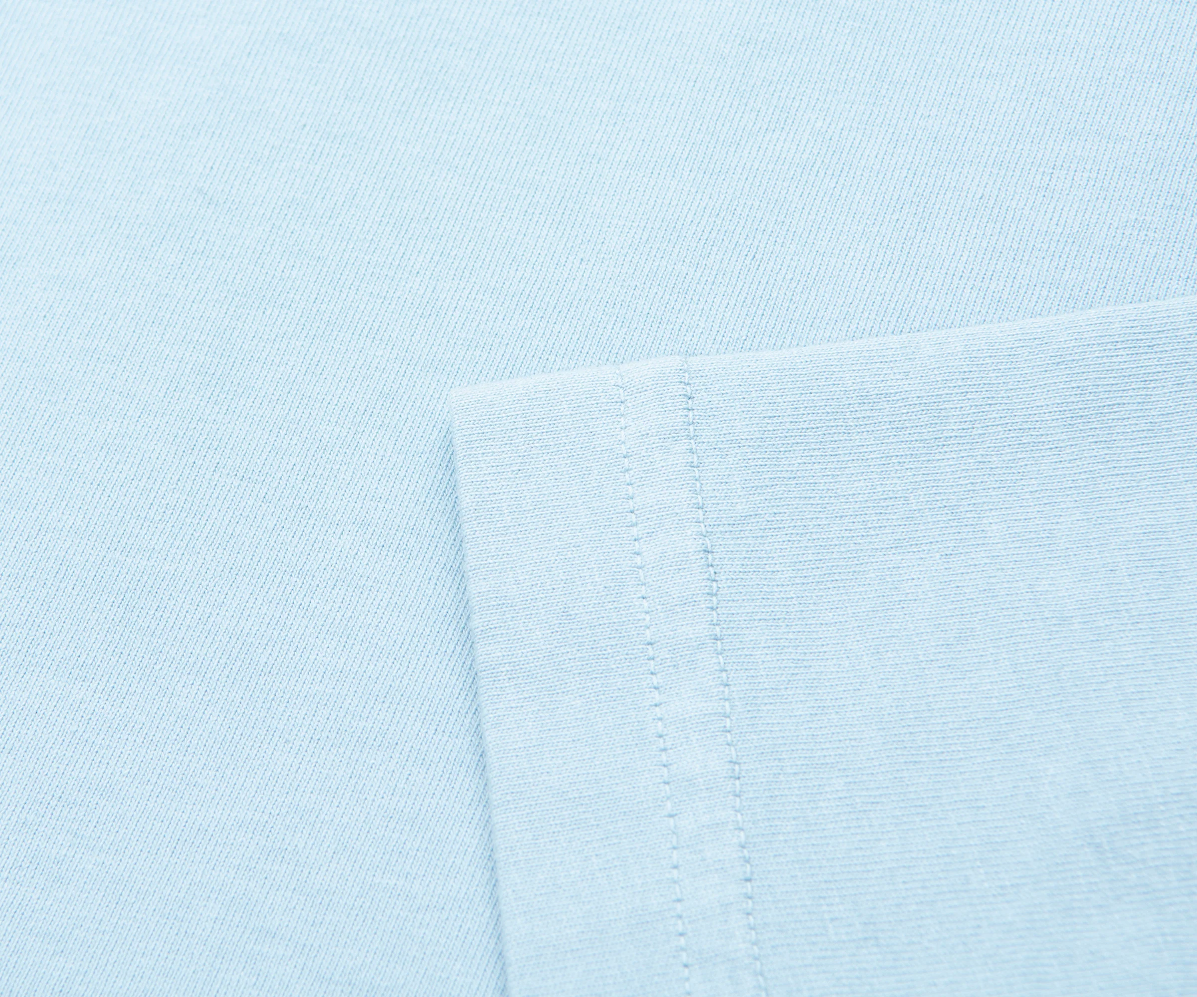 Stone Island Marina Blue Large Logo Heavy Weight T Shirt - Image 4