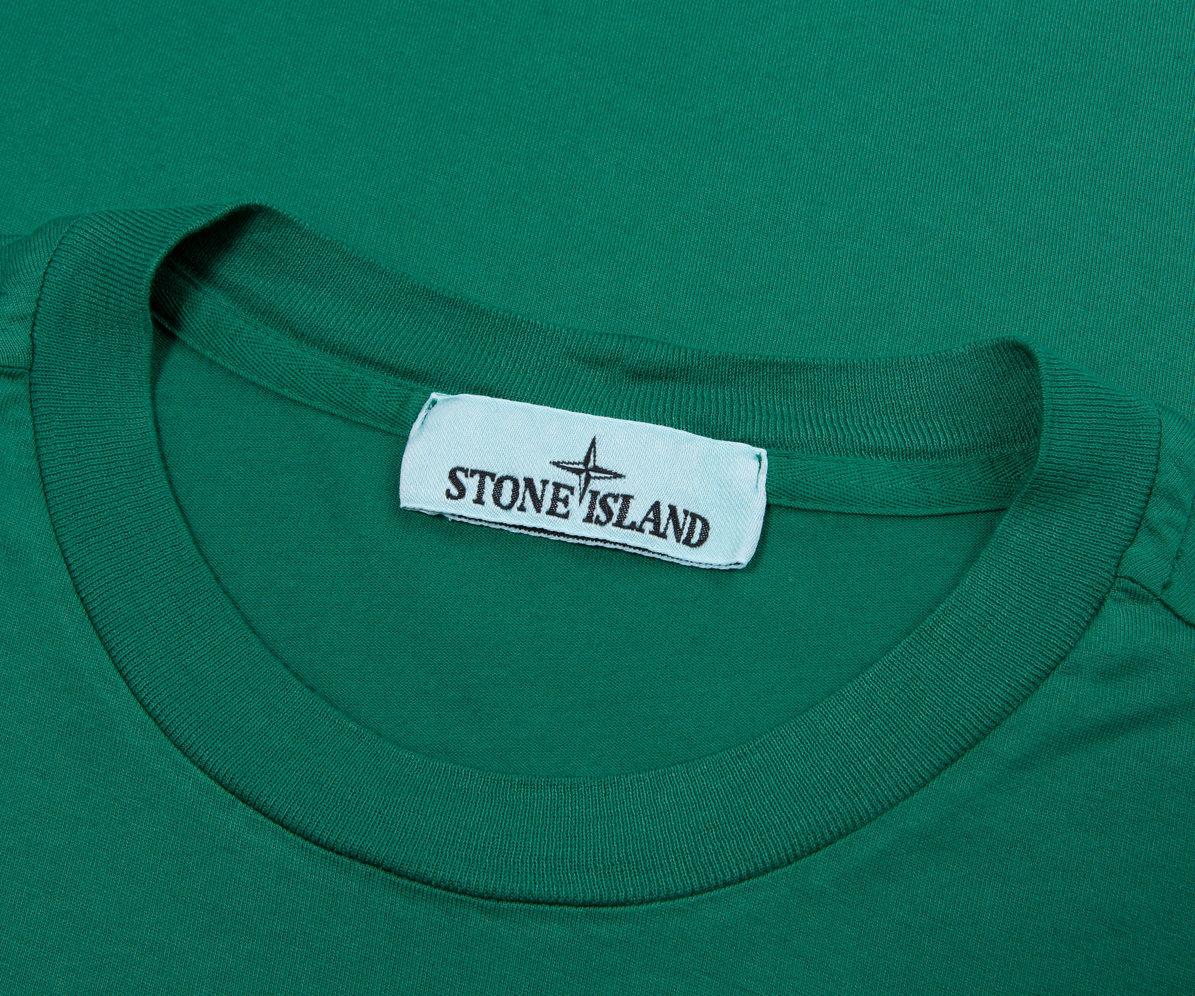 Stone Island Mid Green Box Logo T-Shirt - Image 2