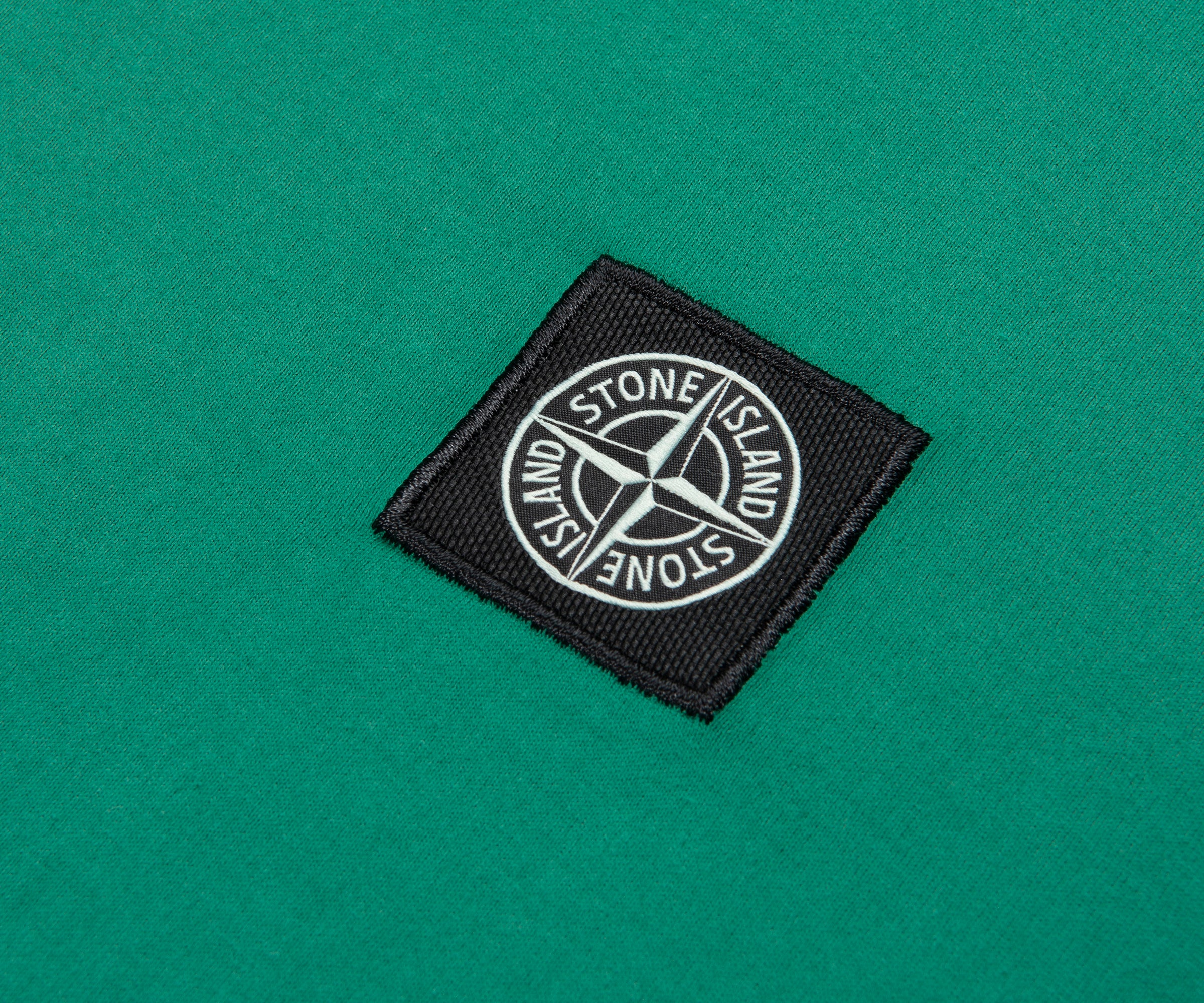 Stone Island Mid Green Box Logo T-Shirt - Image 3