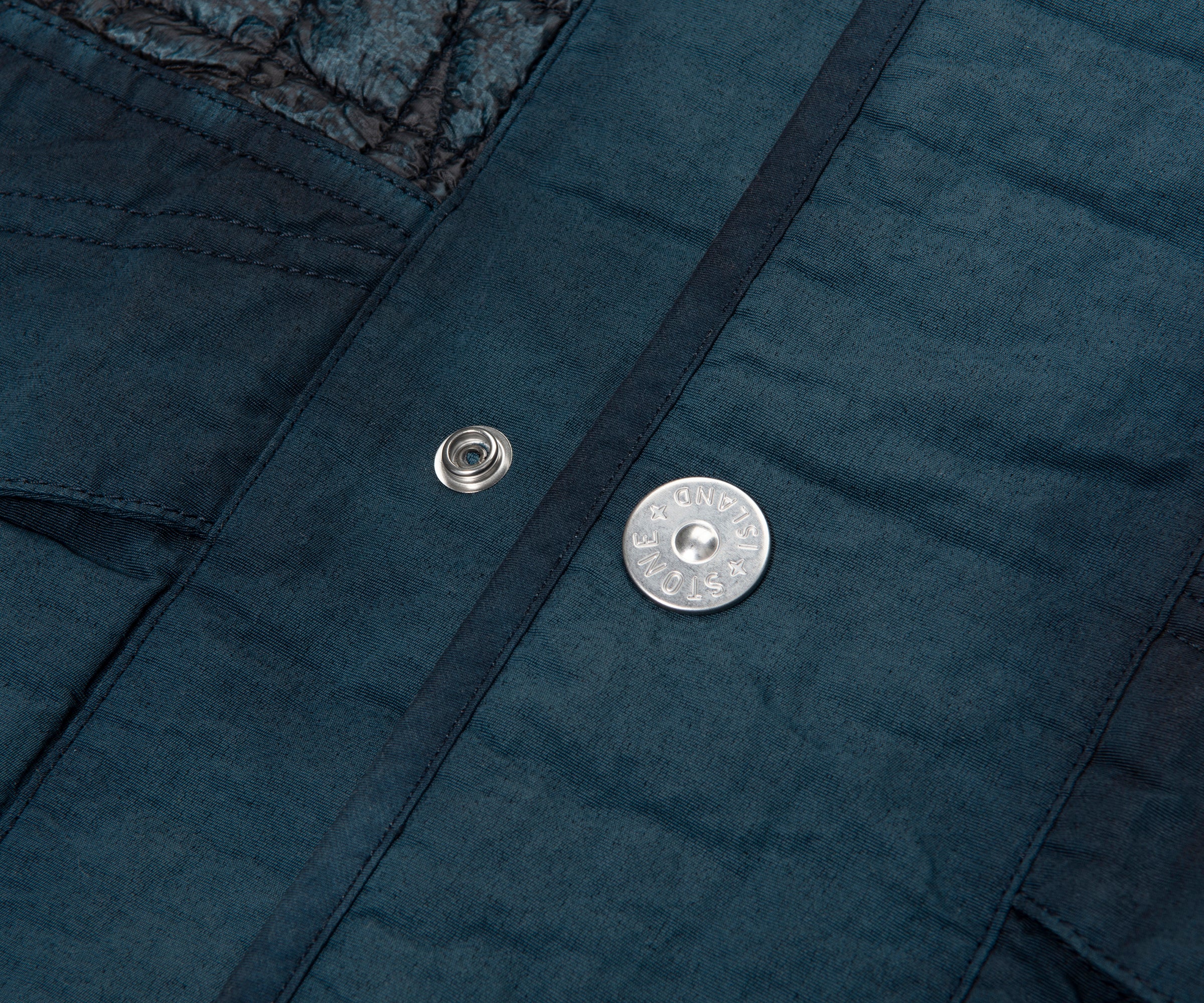 Stone Island Navy Corrosion Nylon Reps TC Vest - Image 3