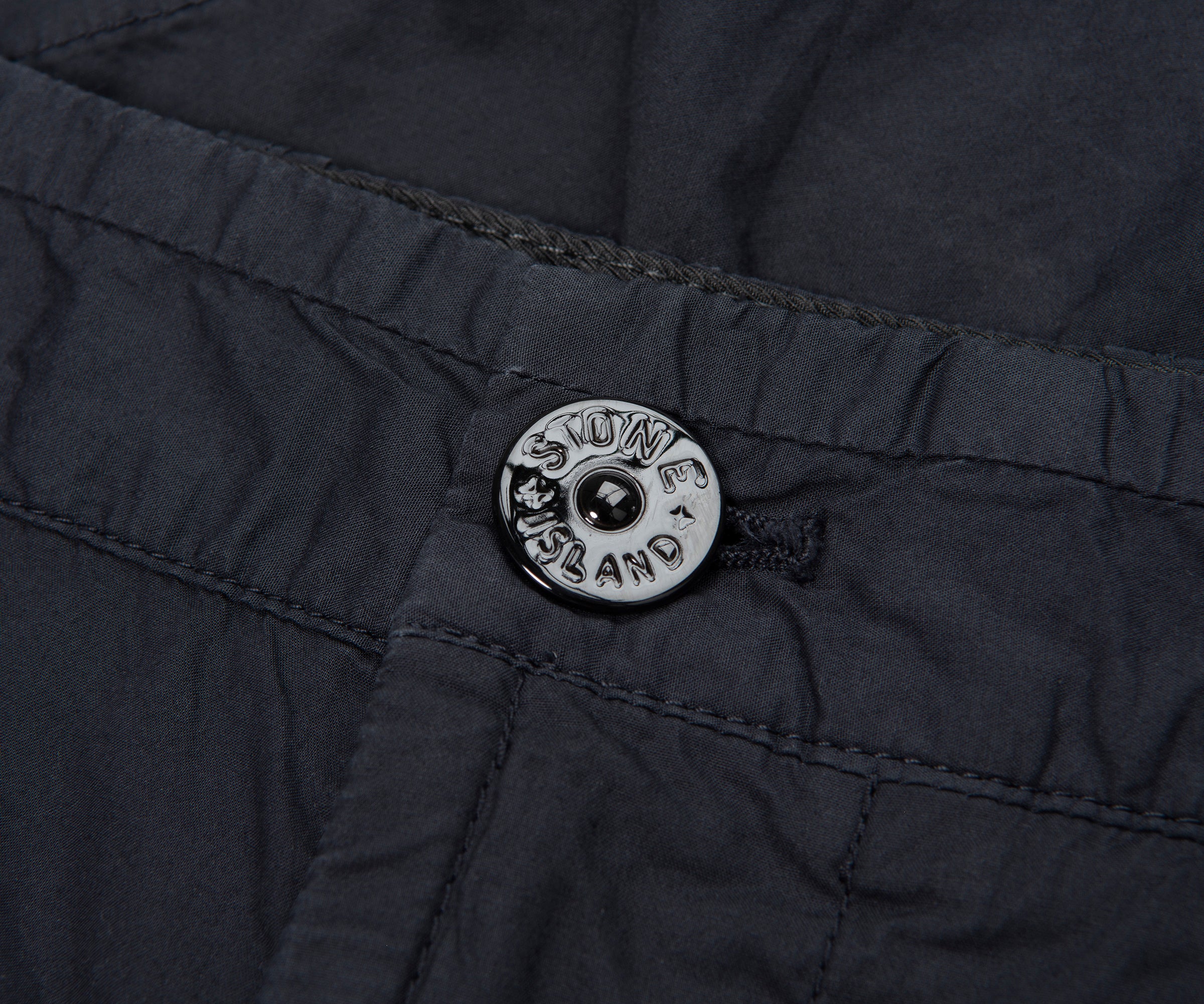 Stone Island Navy Lightweight Cargo Shorts - Image 2