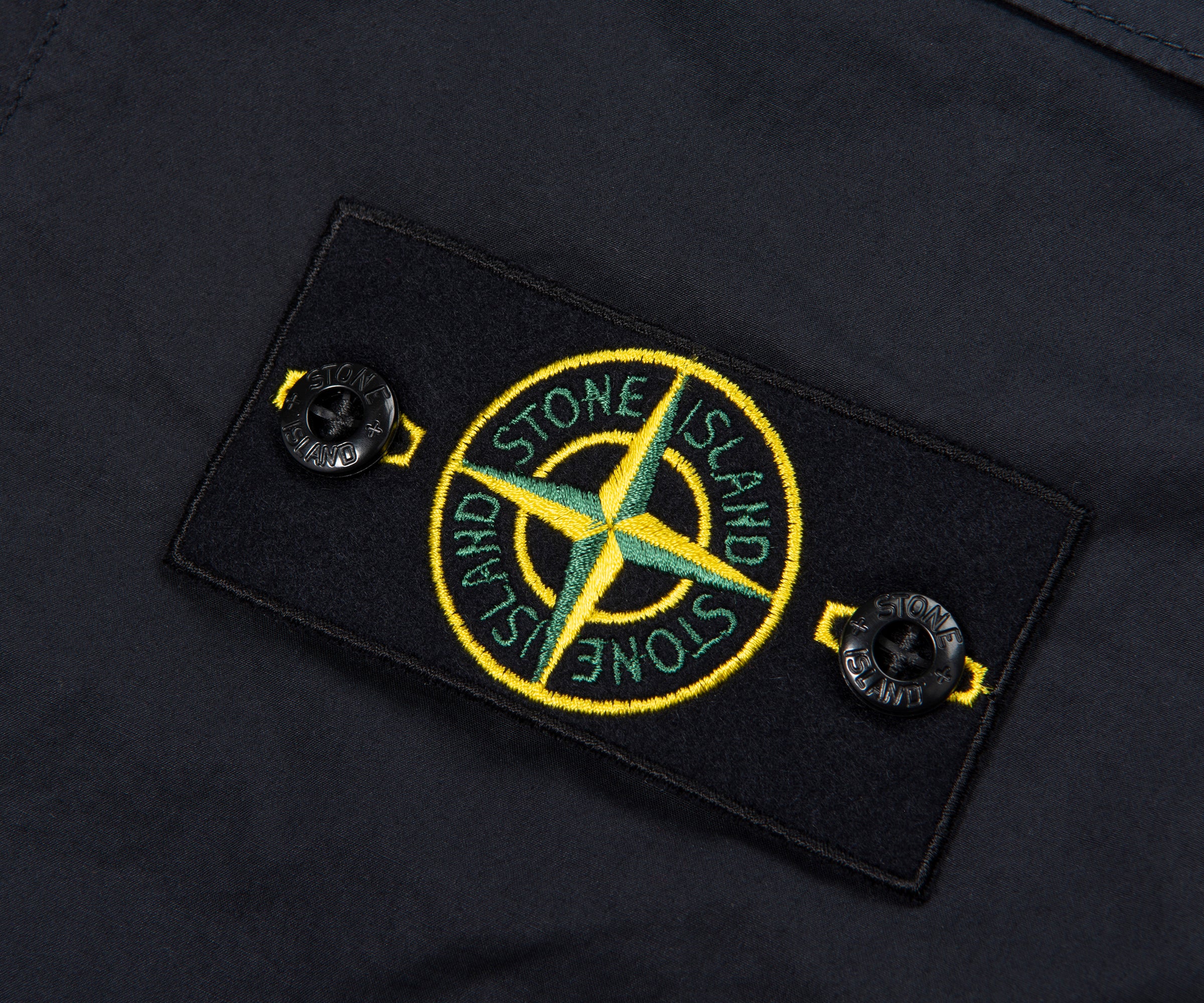Stone Island Navy Lightweight Cargo Shorts - Image 3