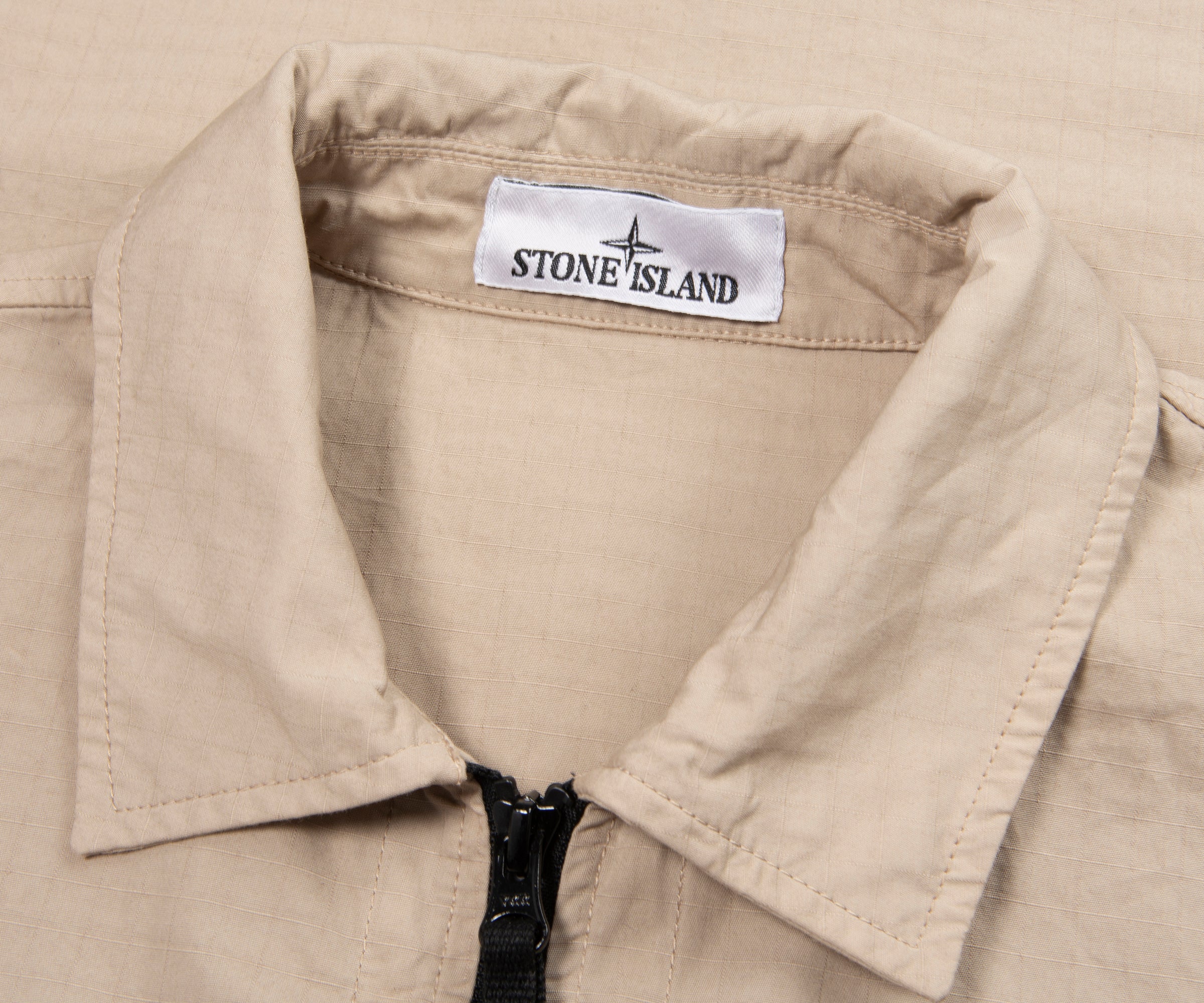 Stone Island Sand Cotton Ripstop Overshirt - Image 2