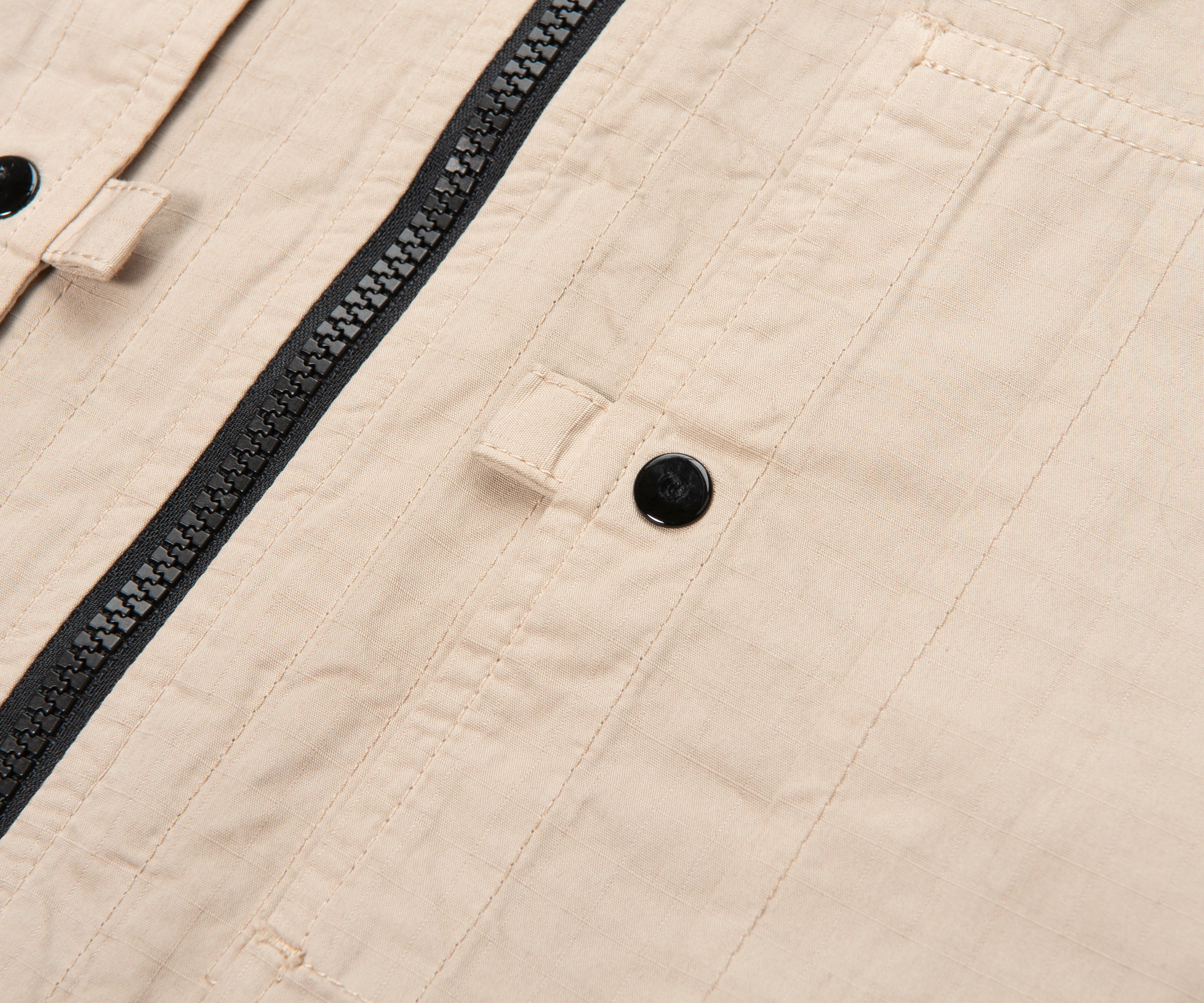 Stone Island Sand Cotton Ripstop Overshirt - Image 4
