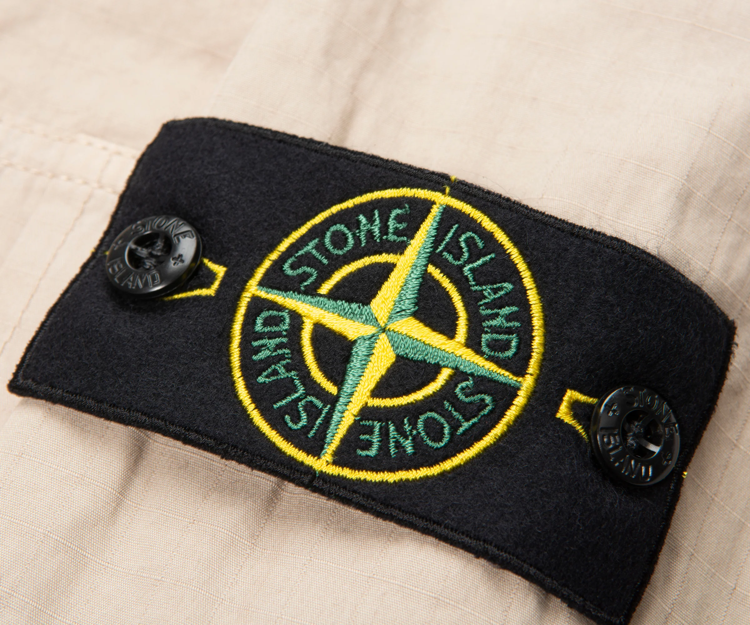 Stone Island Sand Cotton Ripstop Overshirt - Image 5