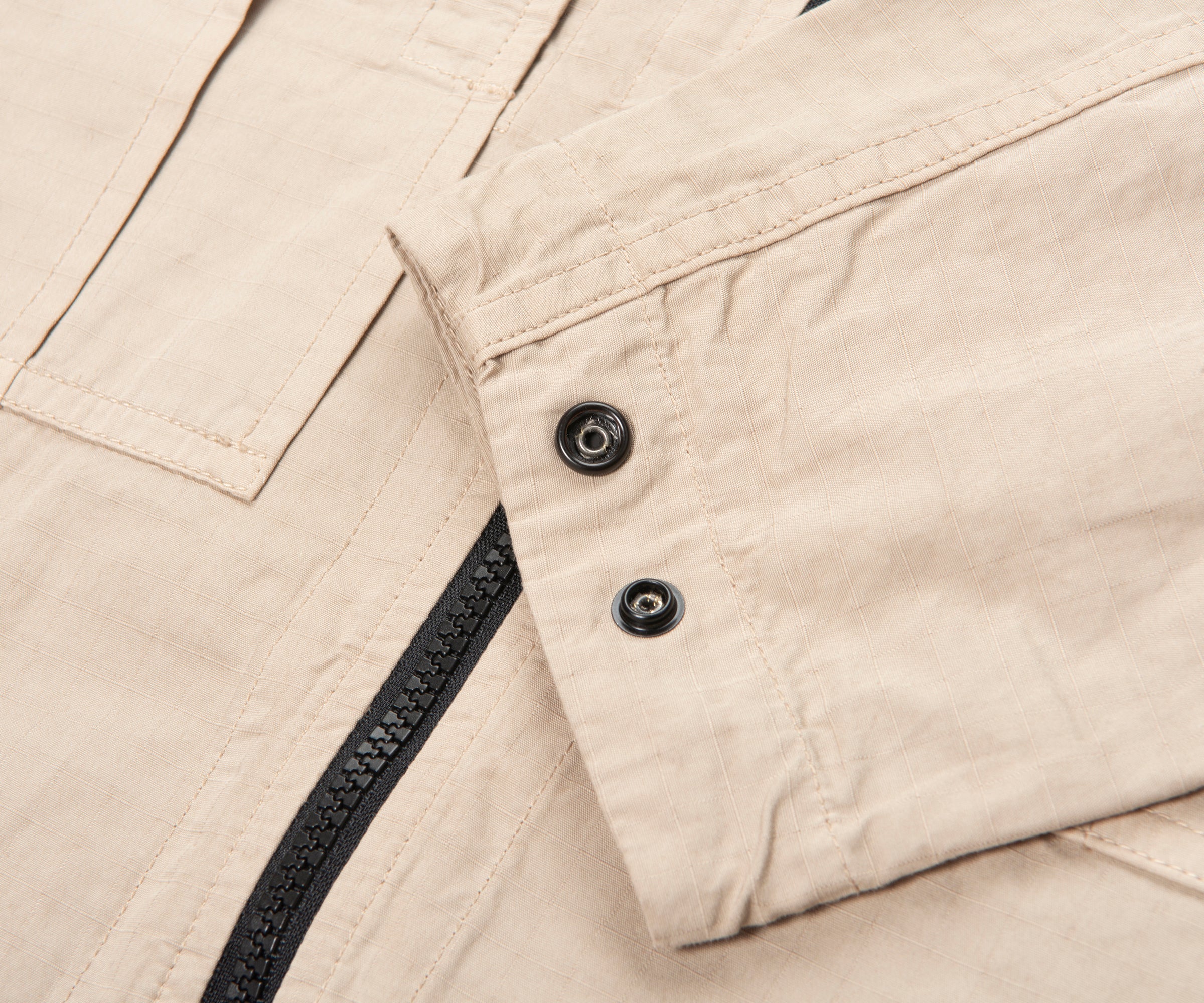 Stone Island Sand Cotton Ripstop Overshirt - Image 6