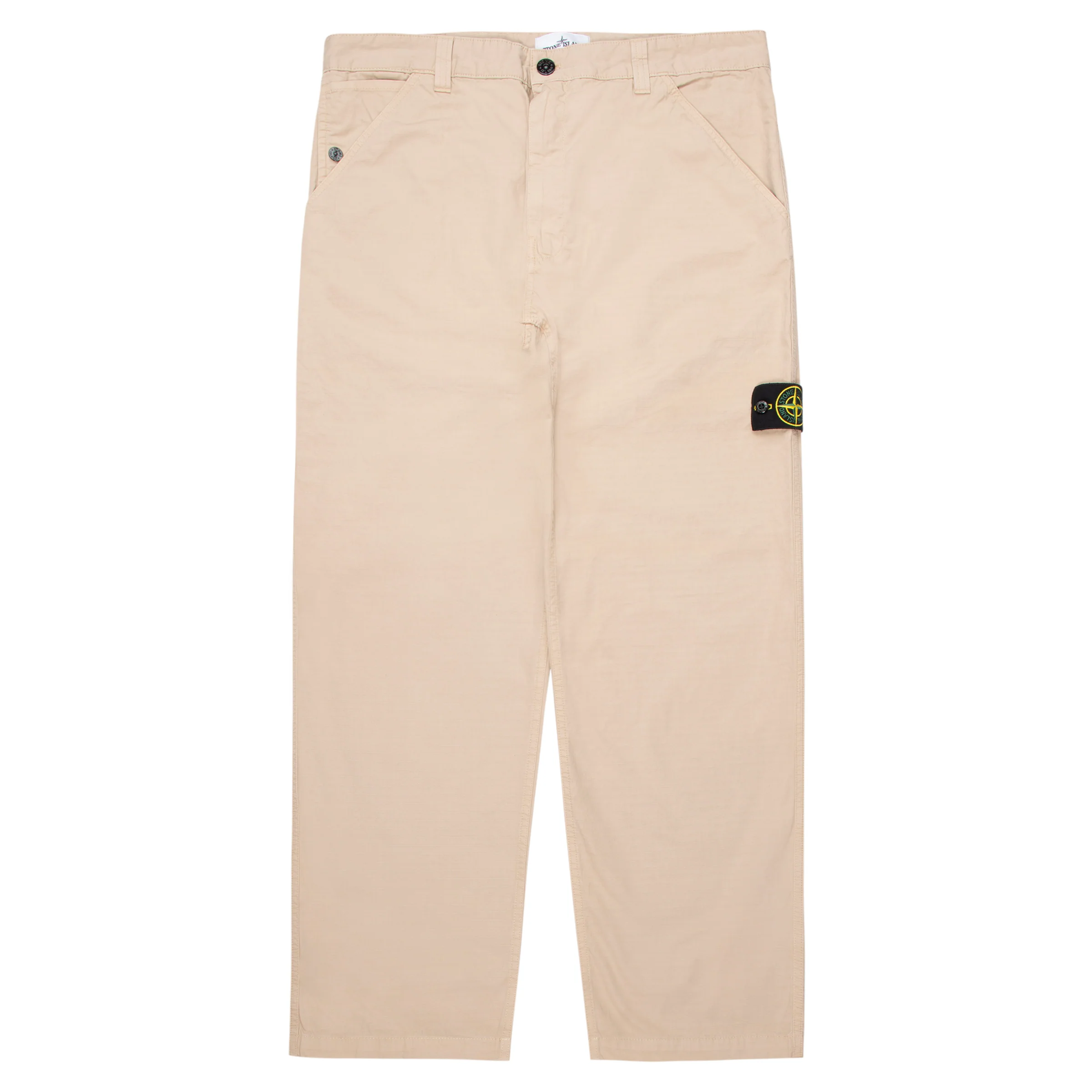 Stone Island Sand Cotton Ripstop Trousers