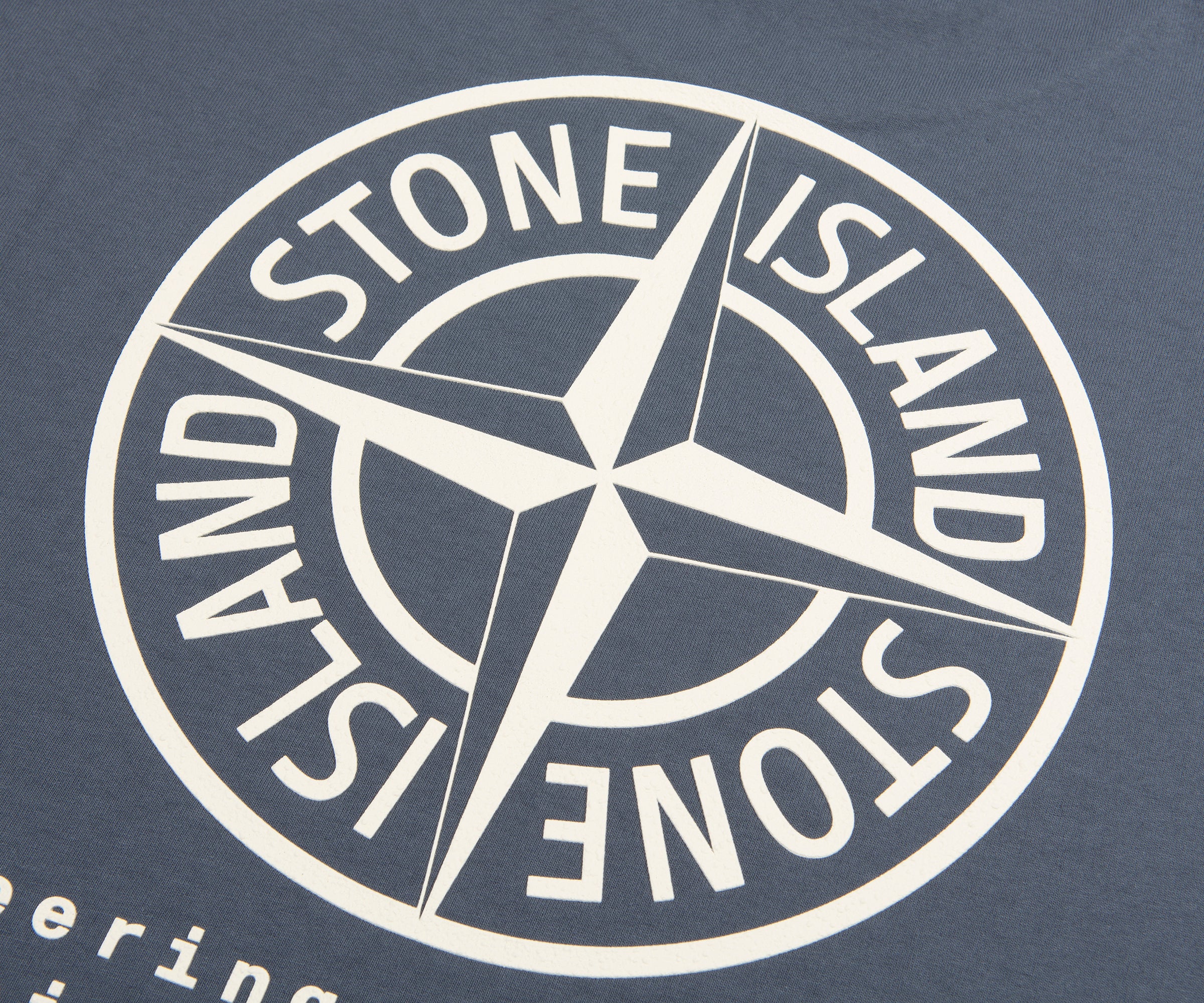 Stone Island Washed Navy Camo Back Print T-Shirt - Image 5