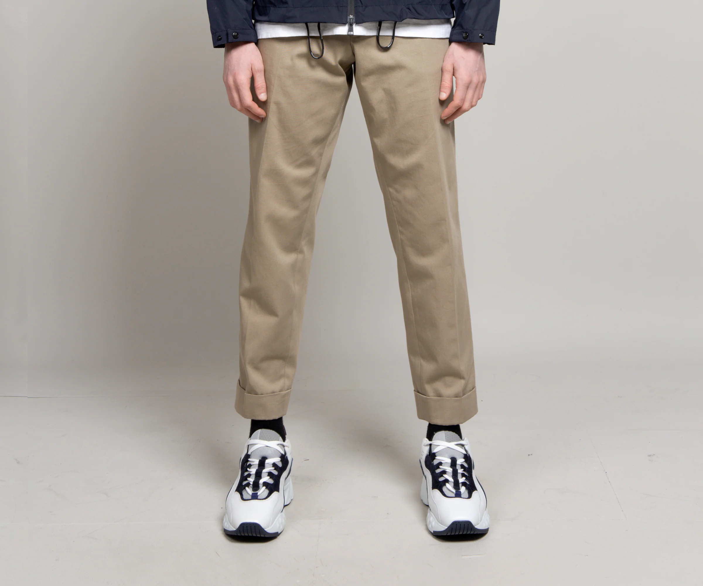 Acne Studios Technical Leather Trainers White/Multi - Image 12