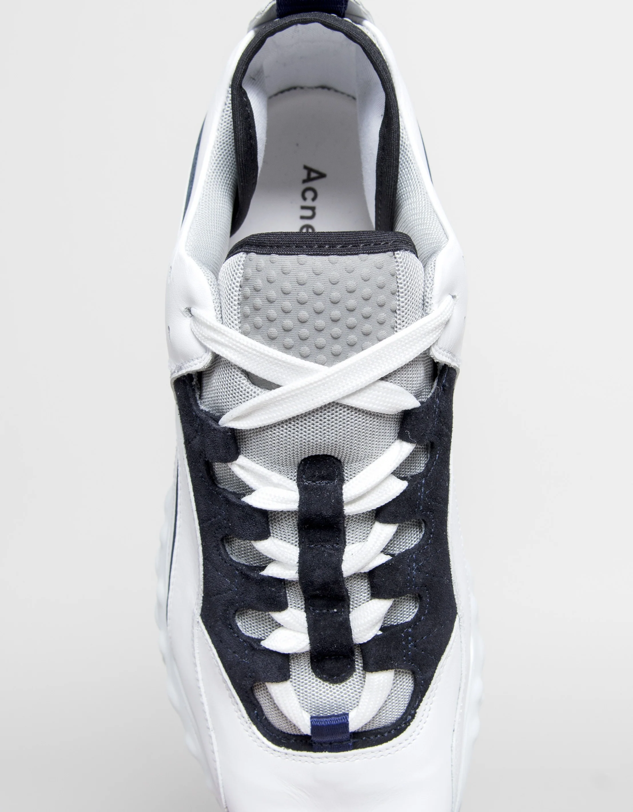Acne Studios Technical Leather Trainers White/Multi - Image 3