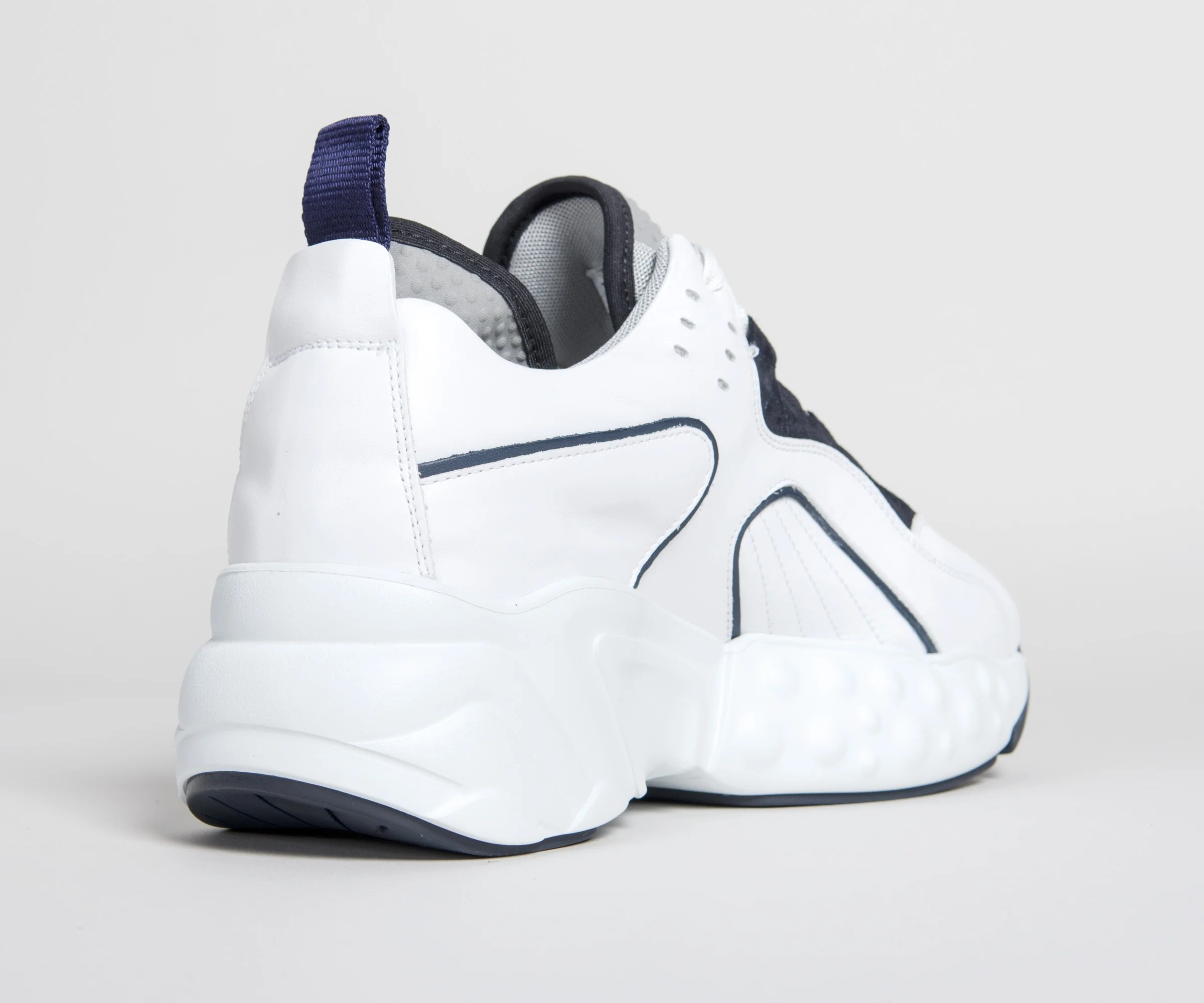 Acne Studios Technical Leather Trainers White/Multi - Image 4