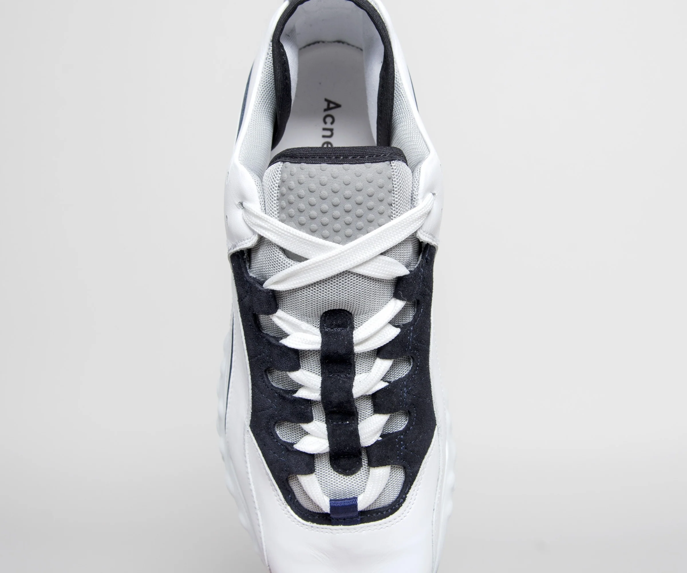 Acne Studios Technical Leather Trainers White/Multi - Image 5