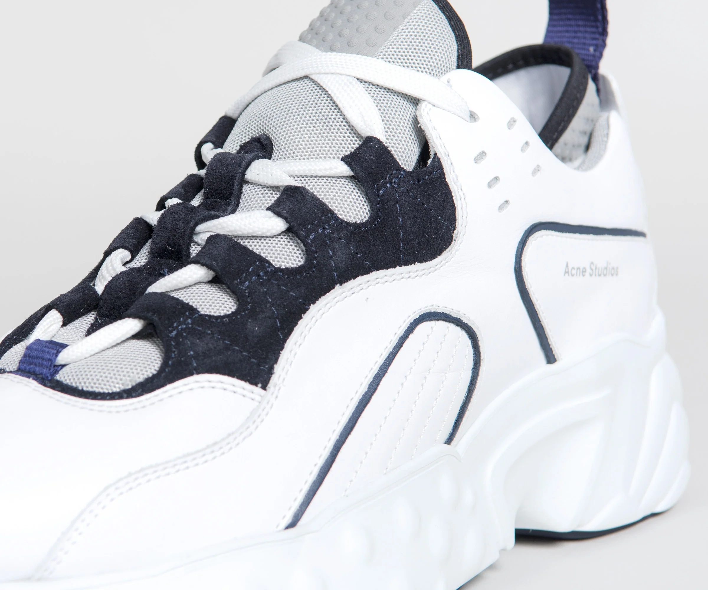 Acne Studios Technical Leather Trainers White/Multi - Image 7