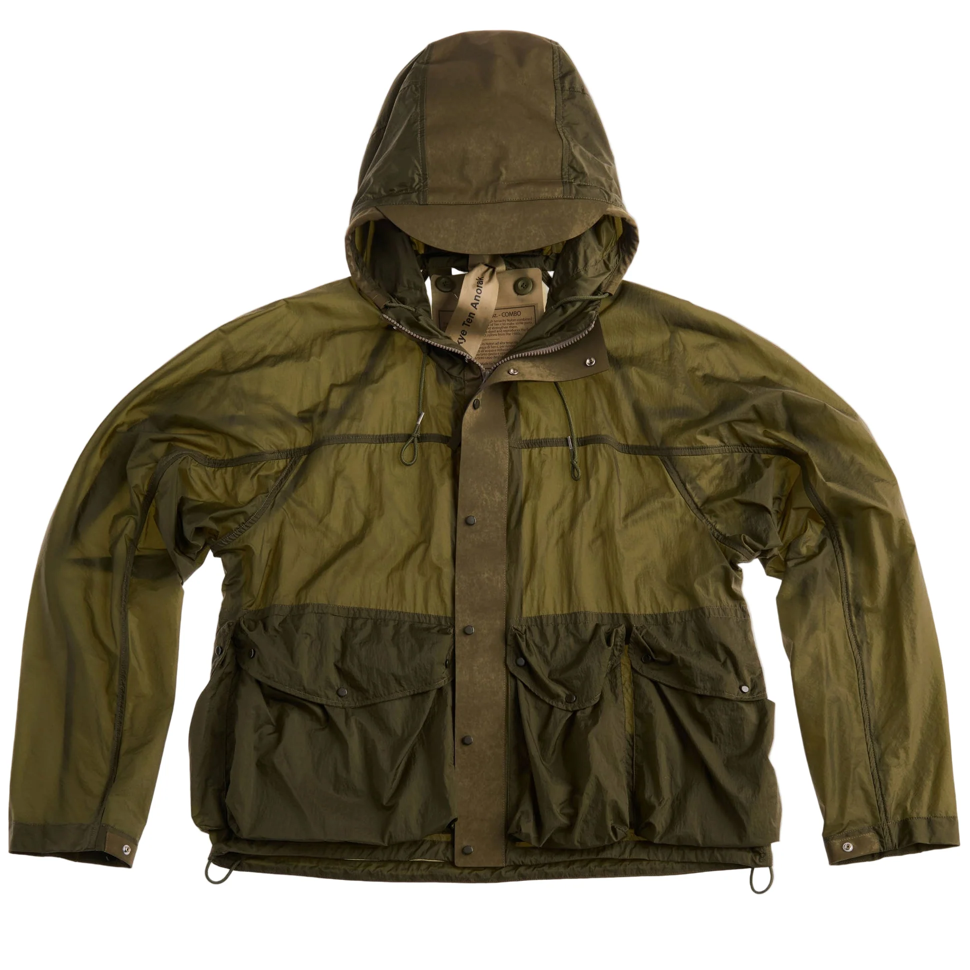 Ten C Green Skye Ten Anorak Jacket