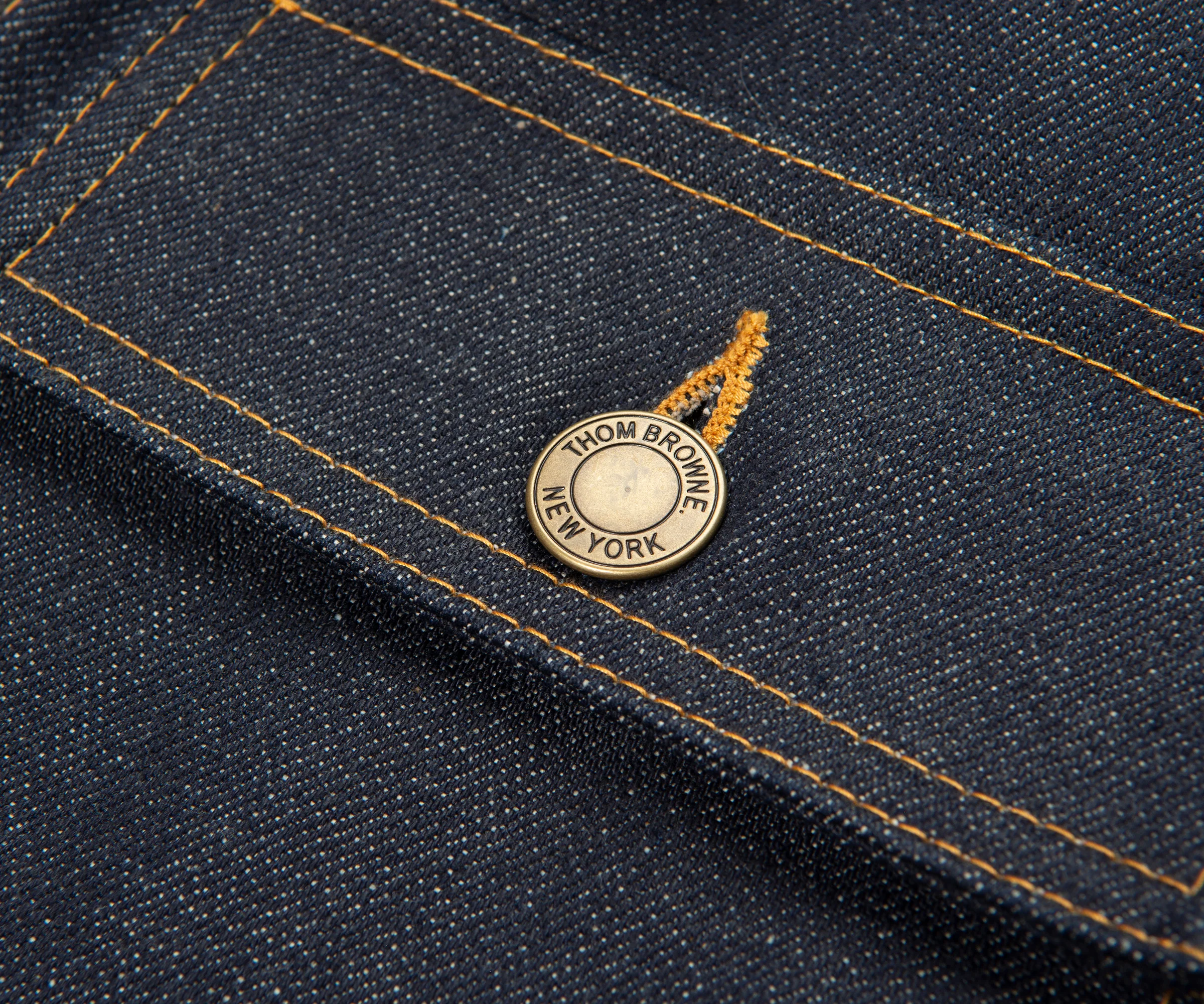 Thom Browne Selvedge Denim Backstrap Utility Jacket - Image 4