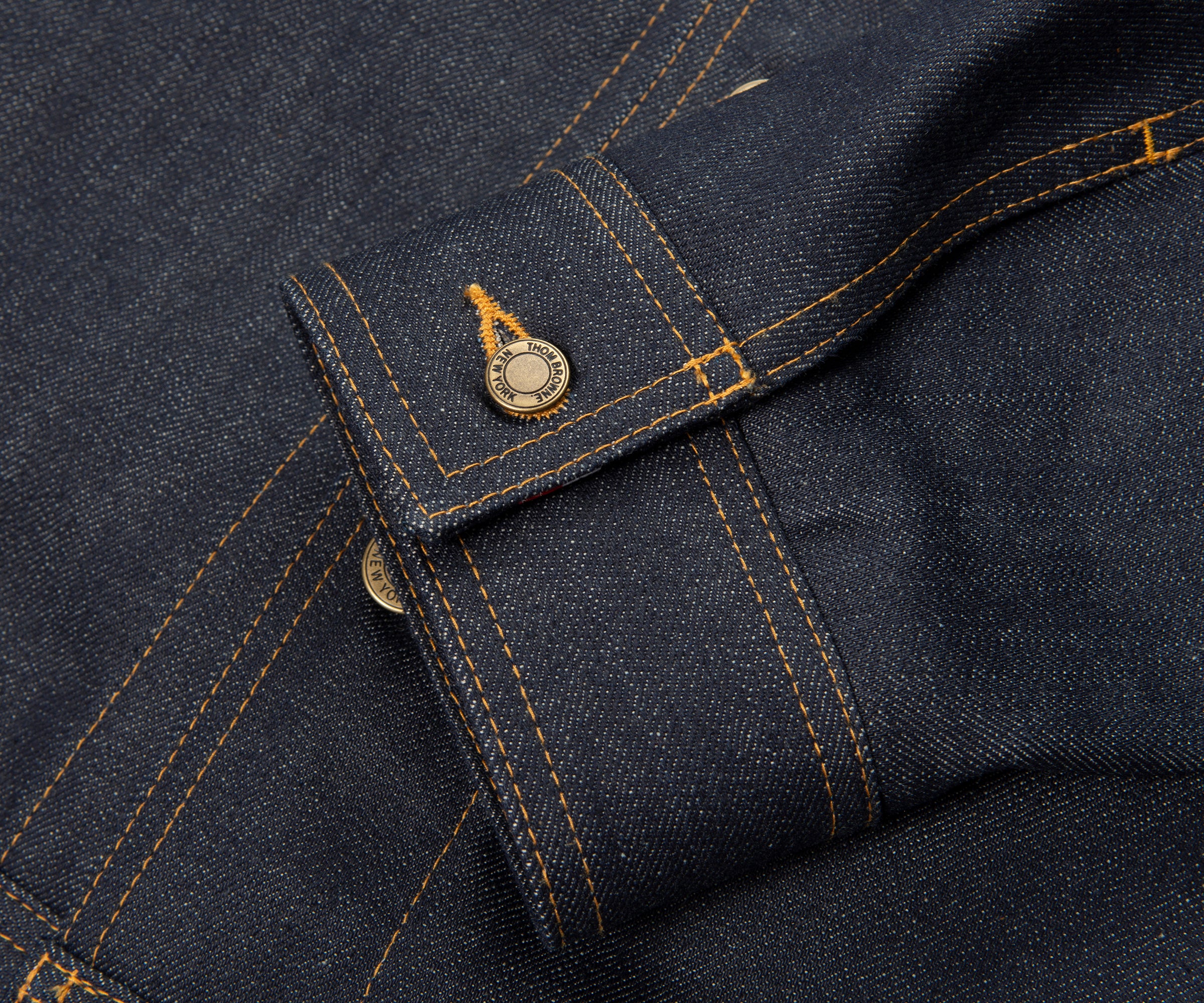 Thom Browne Selvedge Denim Backstrap Utility Jacket - Image 6