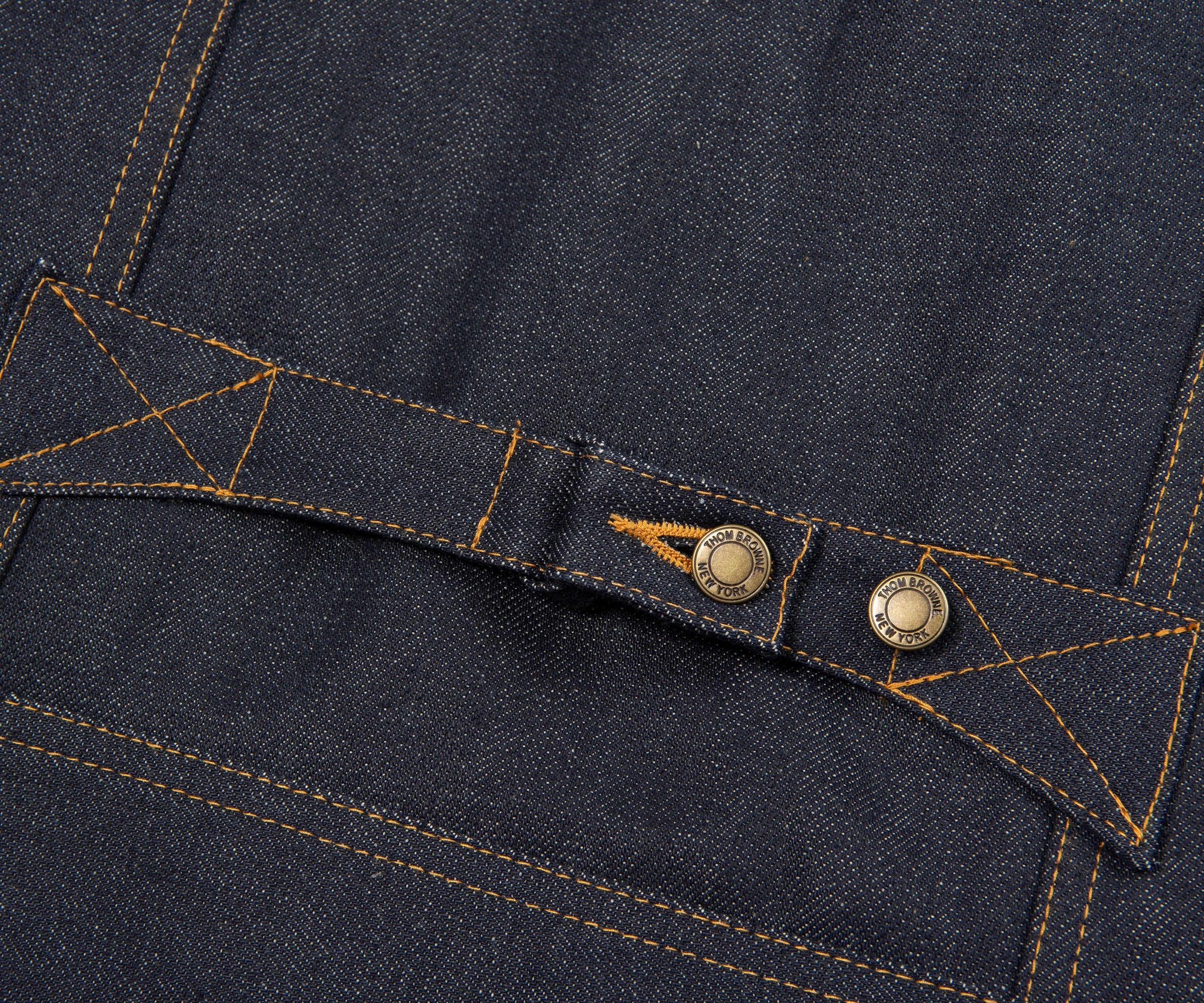 Thom Browne Selvedge Denim Backstrap Utility Jacket - Image 7