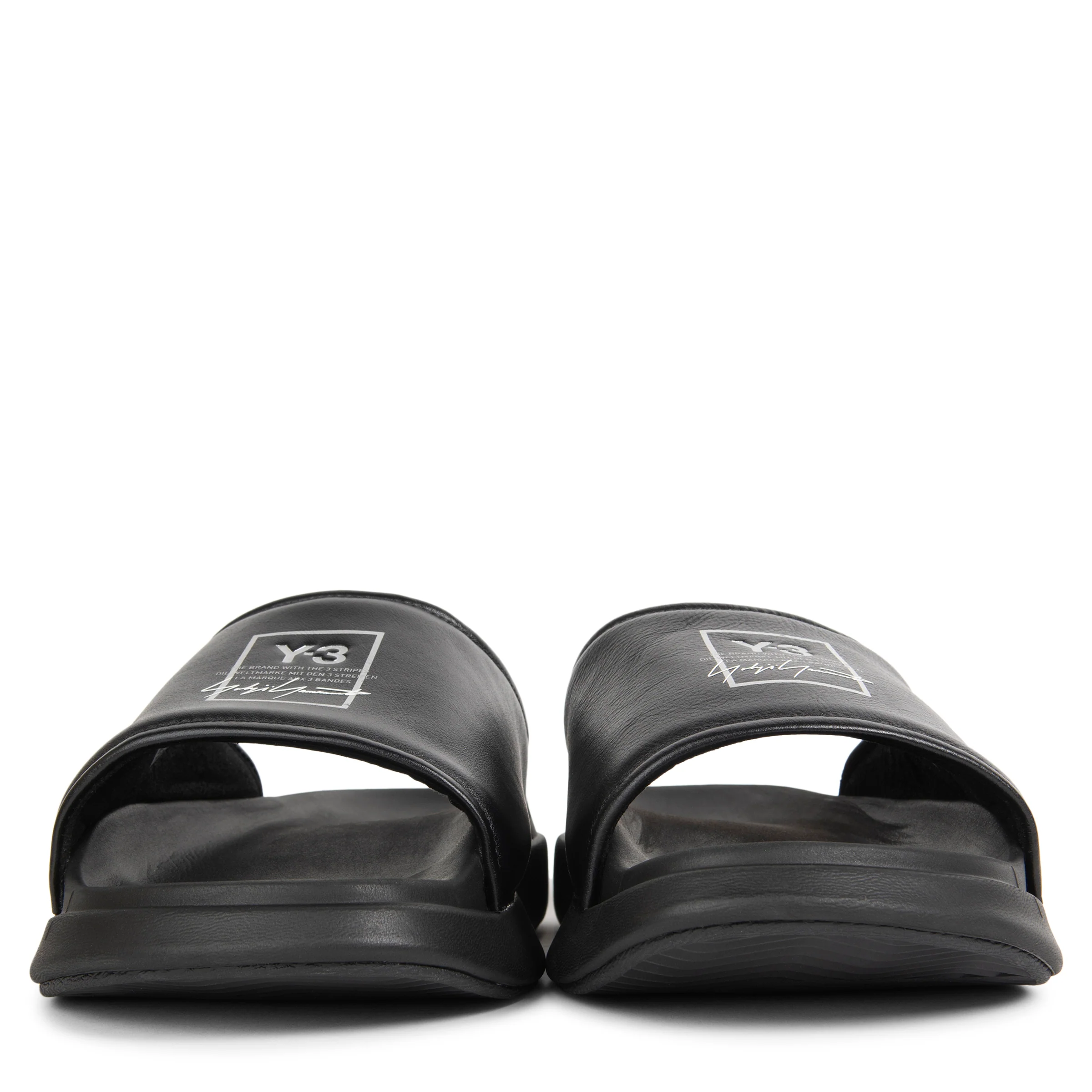 Y-3 Black Puff Sliders - Image 2