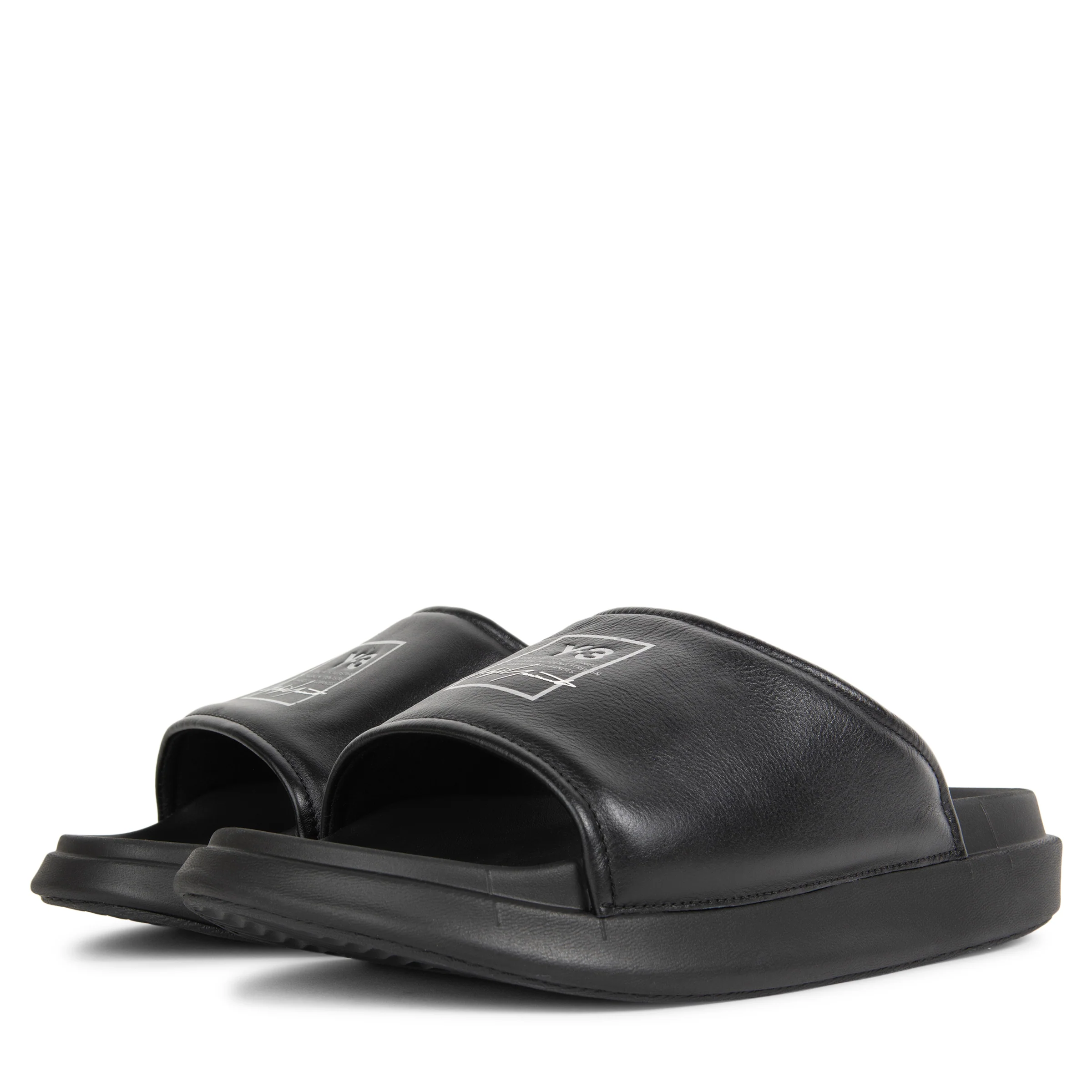 Y-3 Black Puff Sliders - Image 3