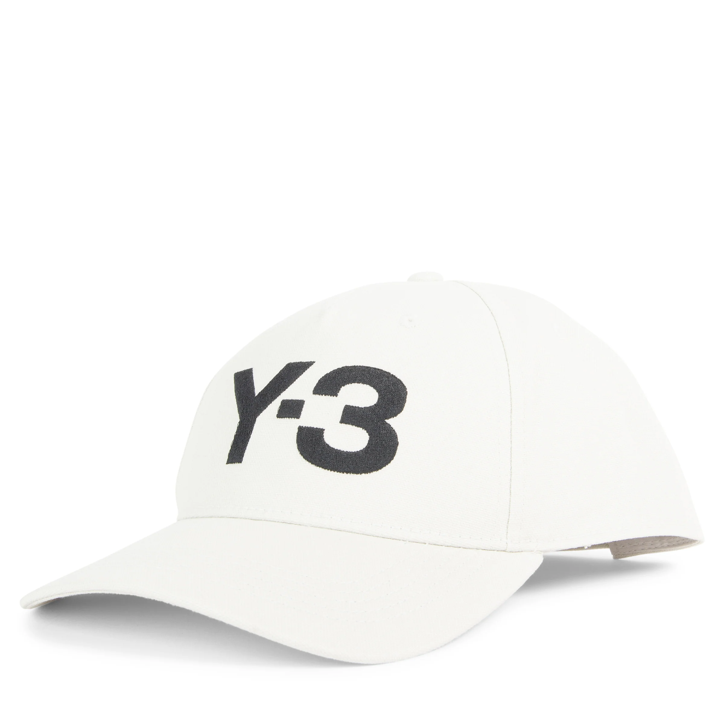 Y-3 Cream/Black Large Logo Cap