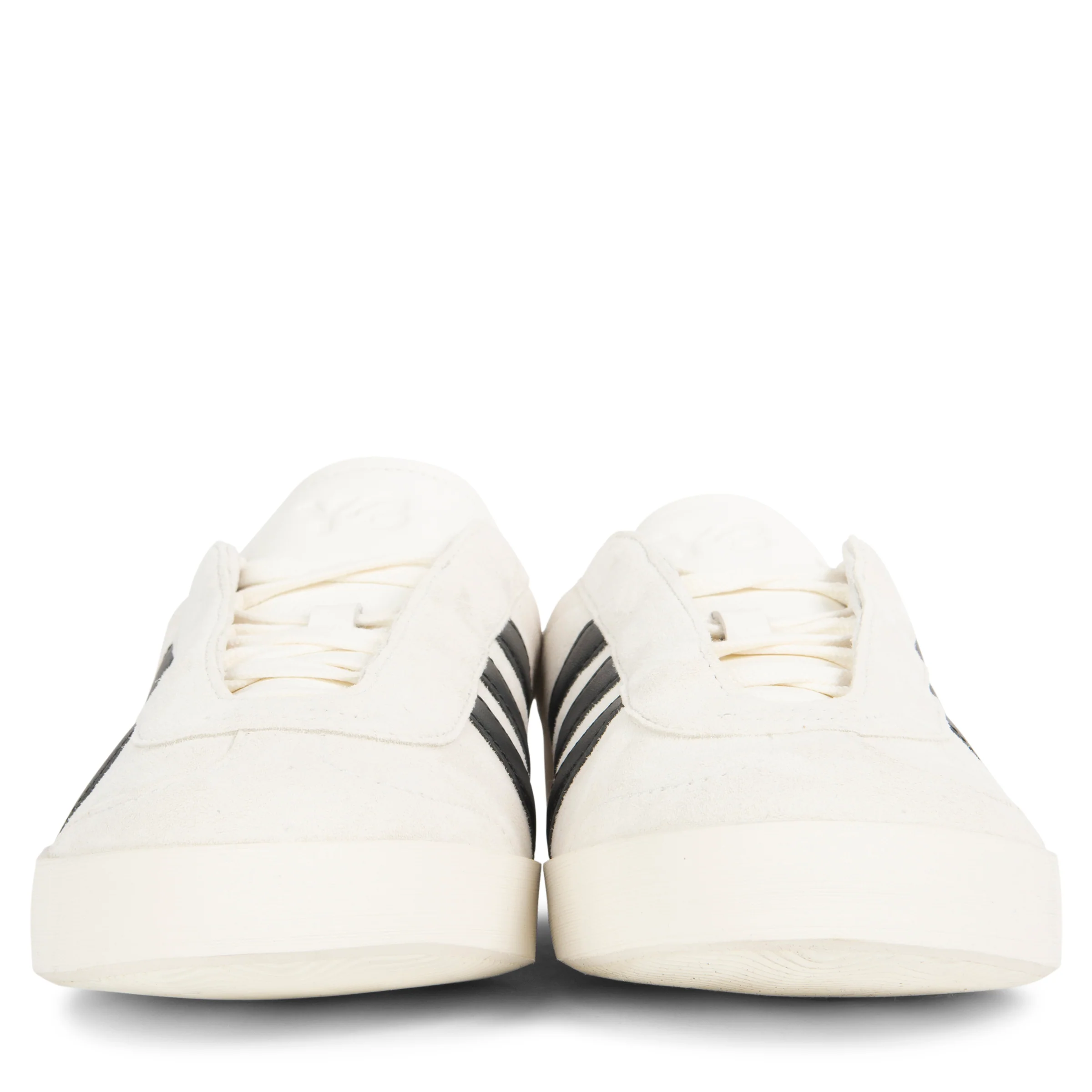 Y-3 White/Black Gazelle Trainers - Image 4